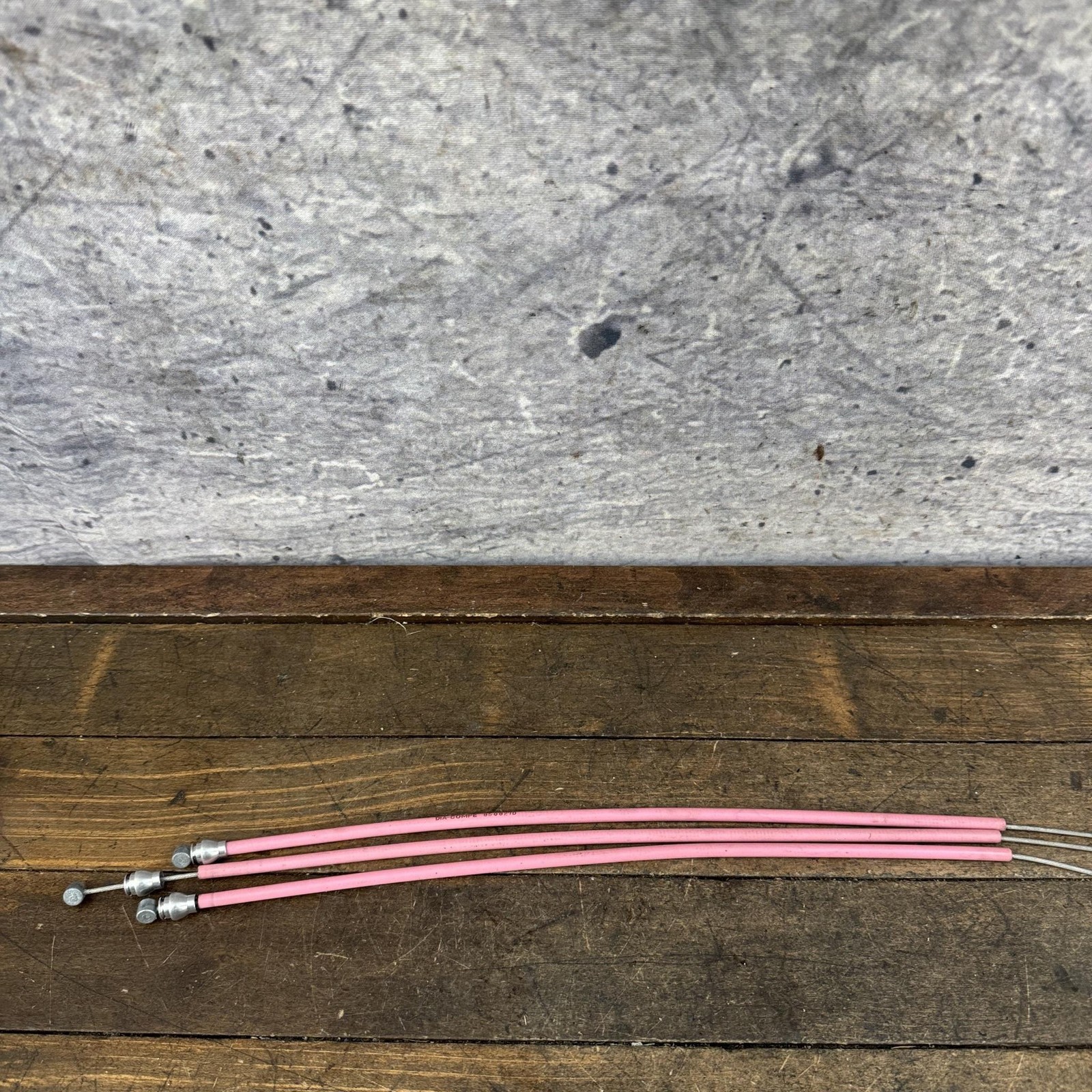 Vintage Dia-Compe Brake Cables Pink 1985 85 Lot 3 NOS Old SChool BMX SHORT