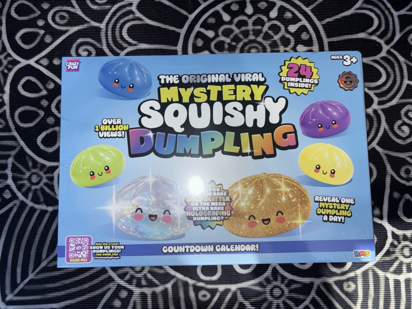 RMS® Crazy Fun™ Dumpling Advent Squishy Calendar 2026 24pc 