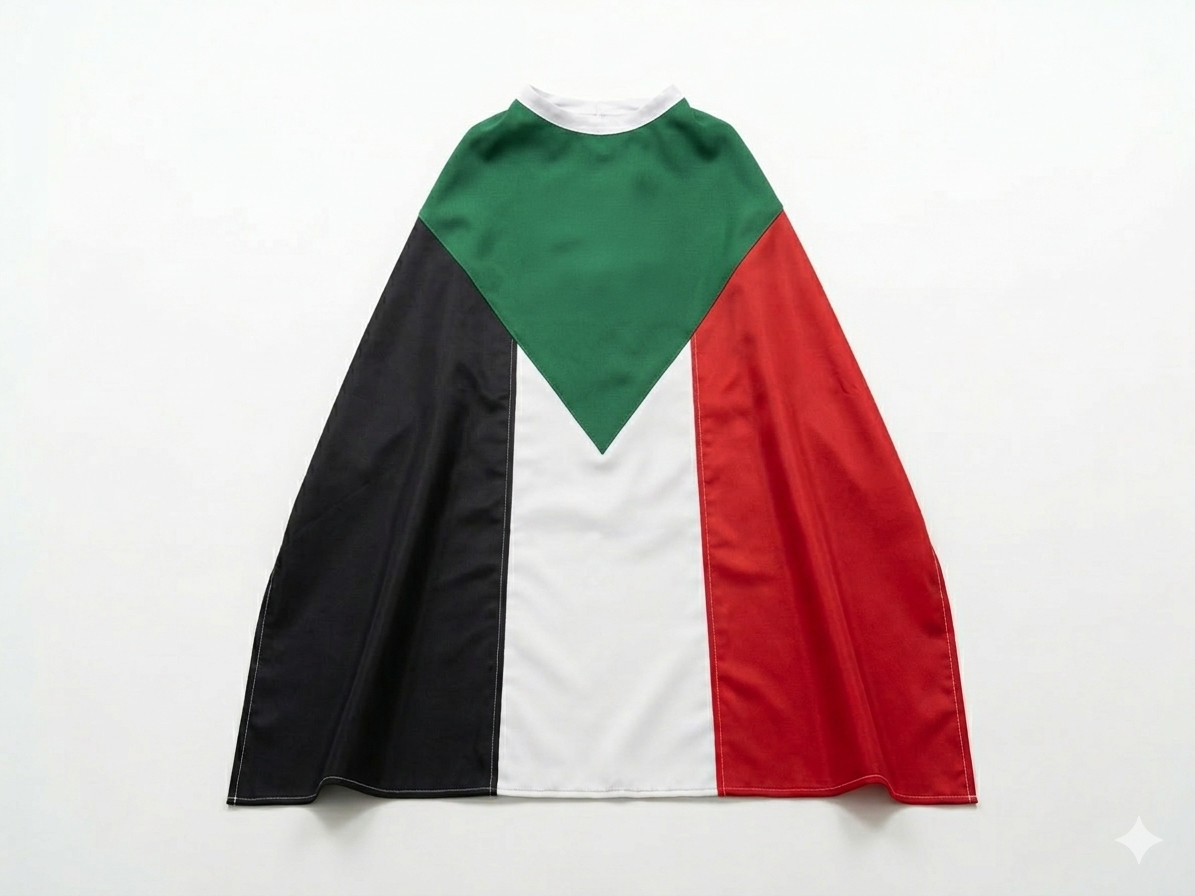 Sudan Cape Cloak Flag World Cup New