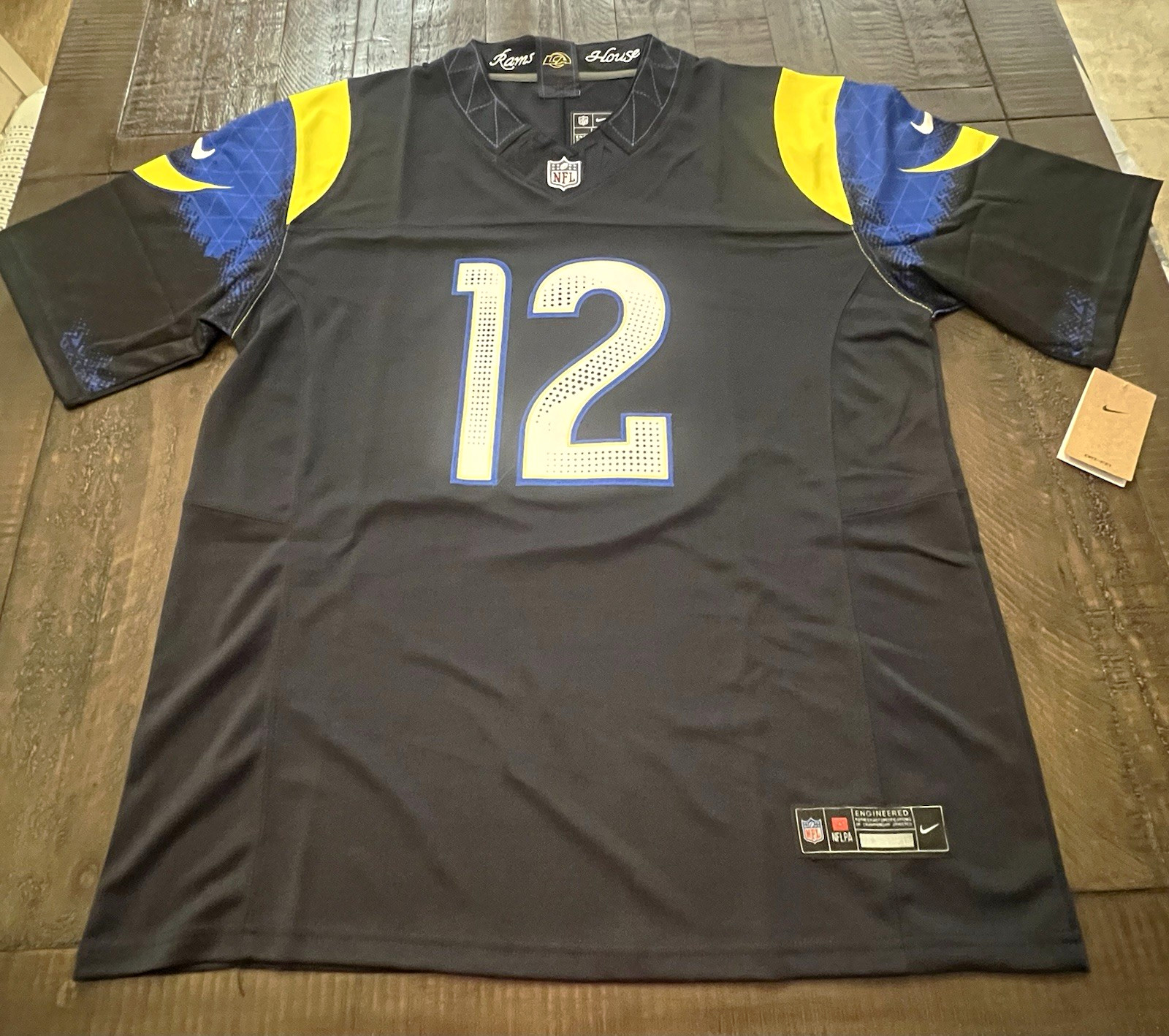 Nike Los Angeles Rams Nacua #12 Jersey Size L Black/Blue/Yellow NFL Nike Los Angeles Rams Nacua #12 Jersey Size L Black/Blue/Yellow NFL