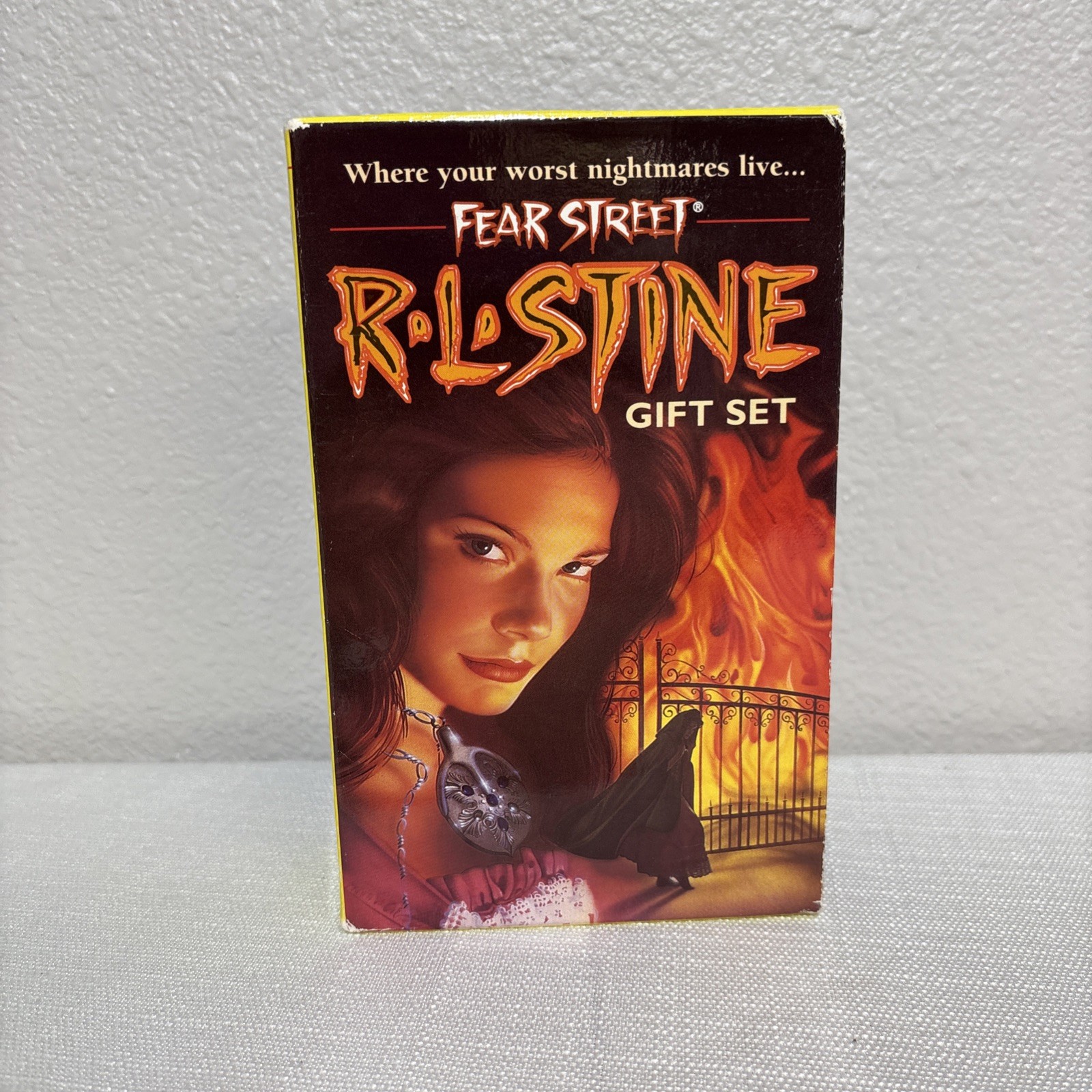 R.L. Stine Box Set of Books Fear Street Saga & New Girl Vintage 90’s Kids Horror