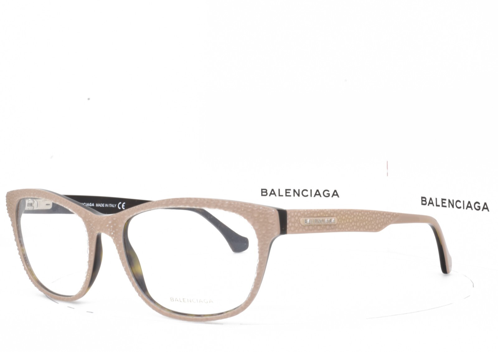 BALENCIAGA Nude Skin Beige Droplet Embossed Brown inside 5037 074 55-17-140