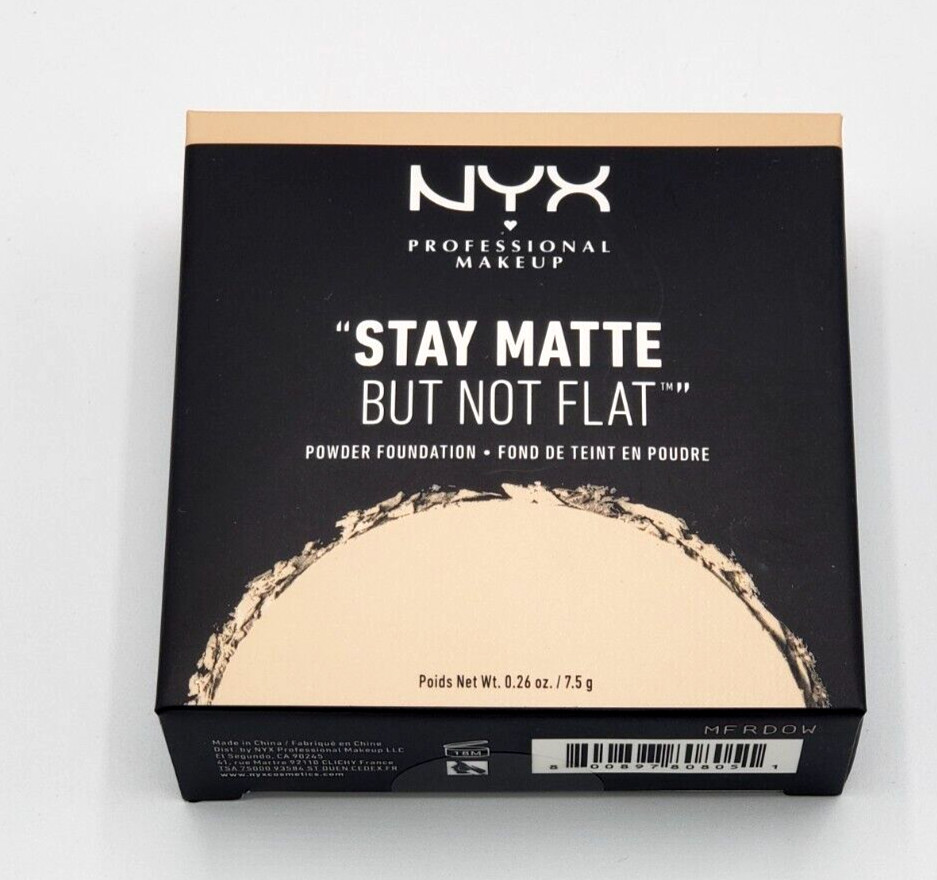 NEW NYX PROFESSIONAL Stay Matte But Not Flat Foundation SMP04 CREAMY NATURAL NEW NYX PROFESSIONAL Stay Matte But Not Flat Foundation SMP04 CREAMY NATURAL