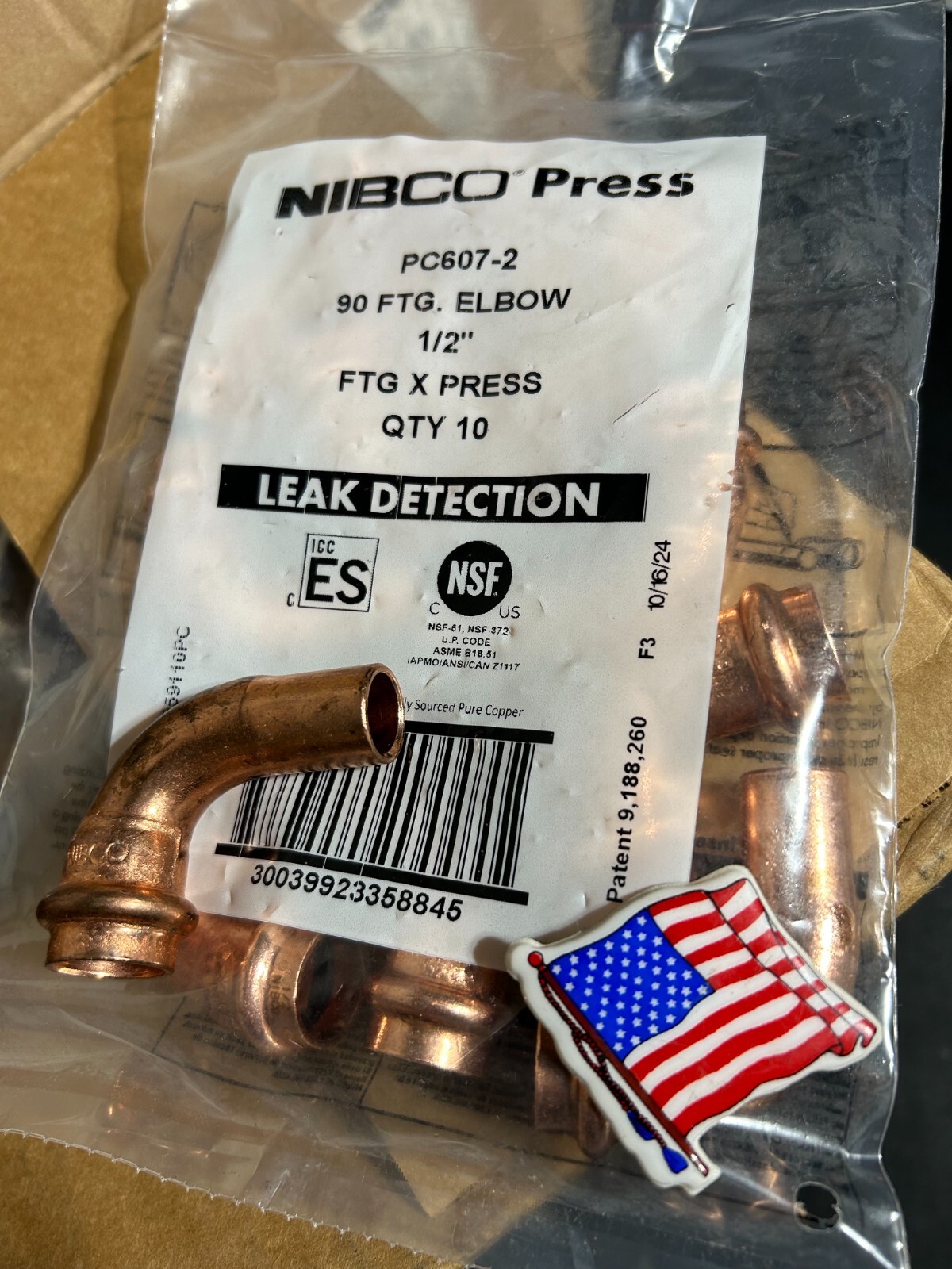 PROPRESS NIBCO COPPER PRO PRESS 1/2\