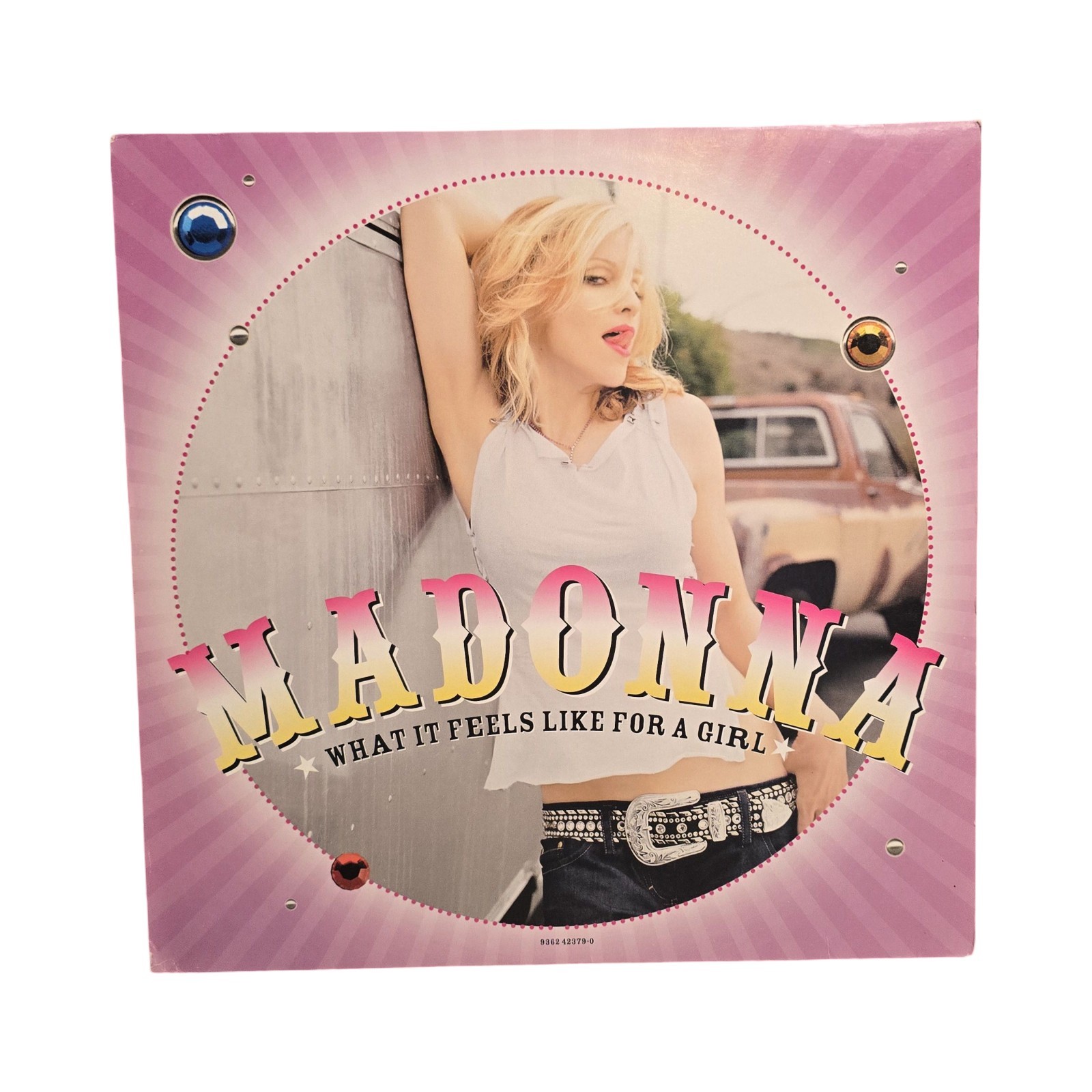 Madonna – What It Feels Like For A Girl 12” Vinyl 2001 RARE PROMO PR Copy VG+ Madonna – What It Feels Like For A Girl 12” Vinyl 2001 RARE PROMO PR Copy VG+