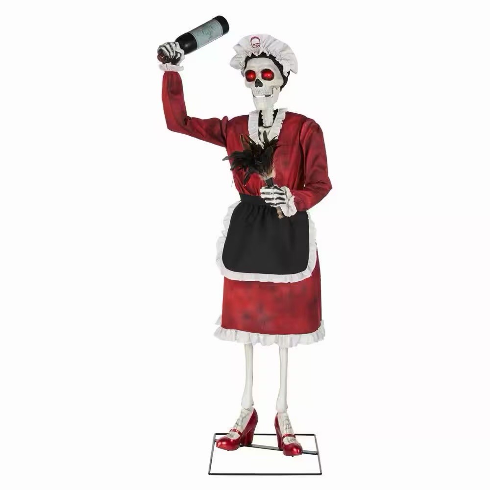 Home Depot Spirit Halloween Marie The Meddling Maid Animatronic Prop New