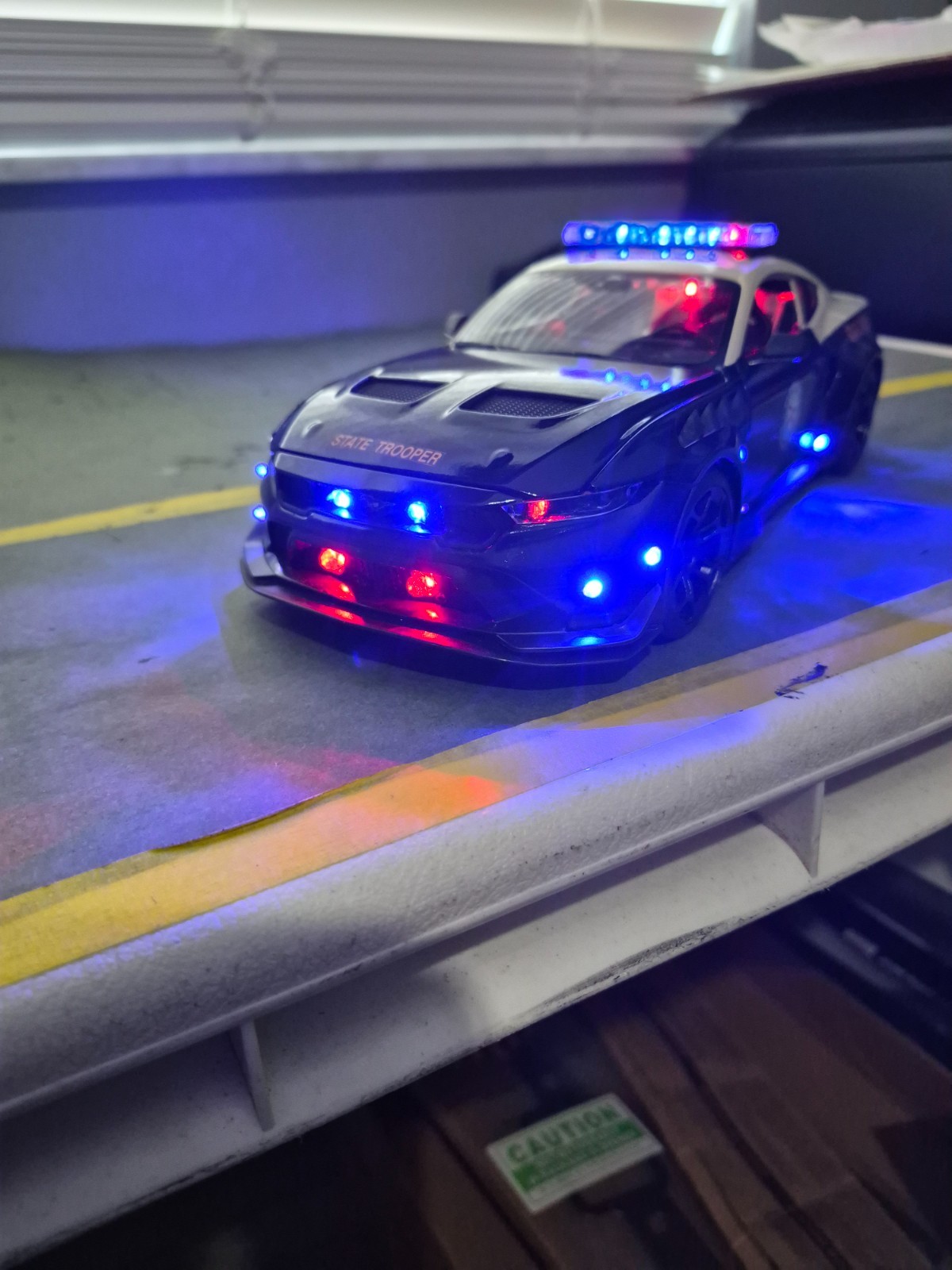 Florida Highway Patrol / FHP - Mustang GTD  -  w/ All Flashing Lights