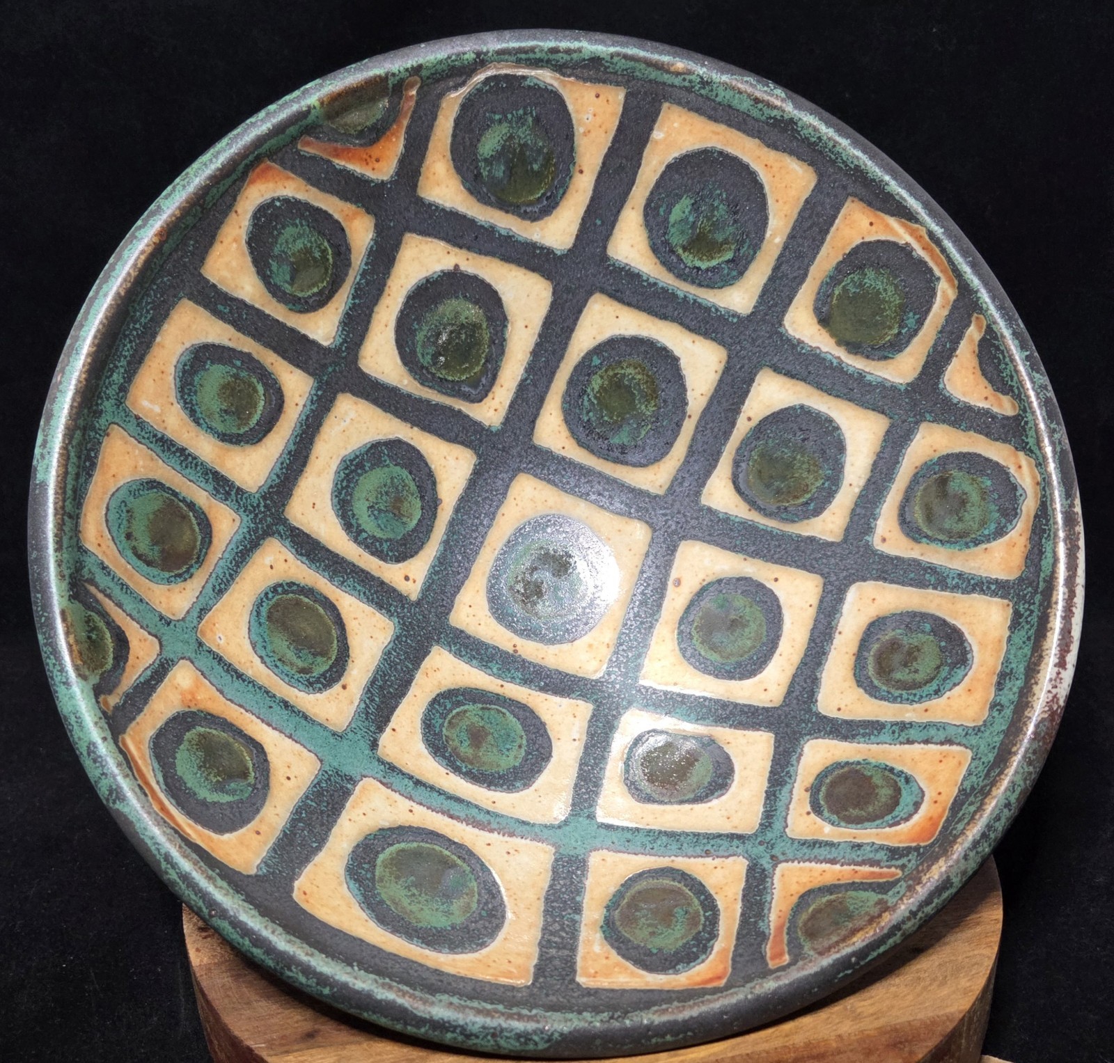 Stunning Peter Karner Studio Pottery Stoneware Bowl – 10\