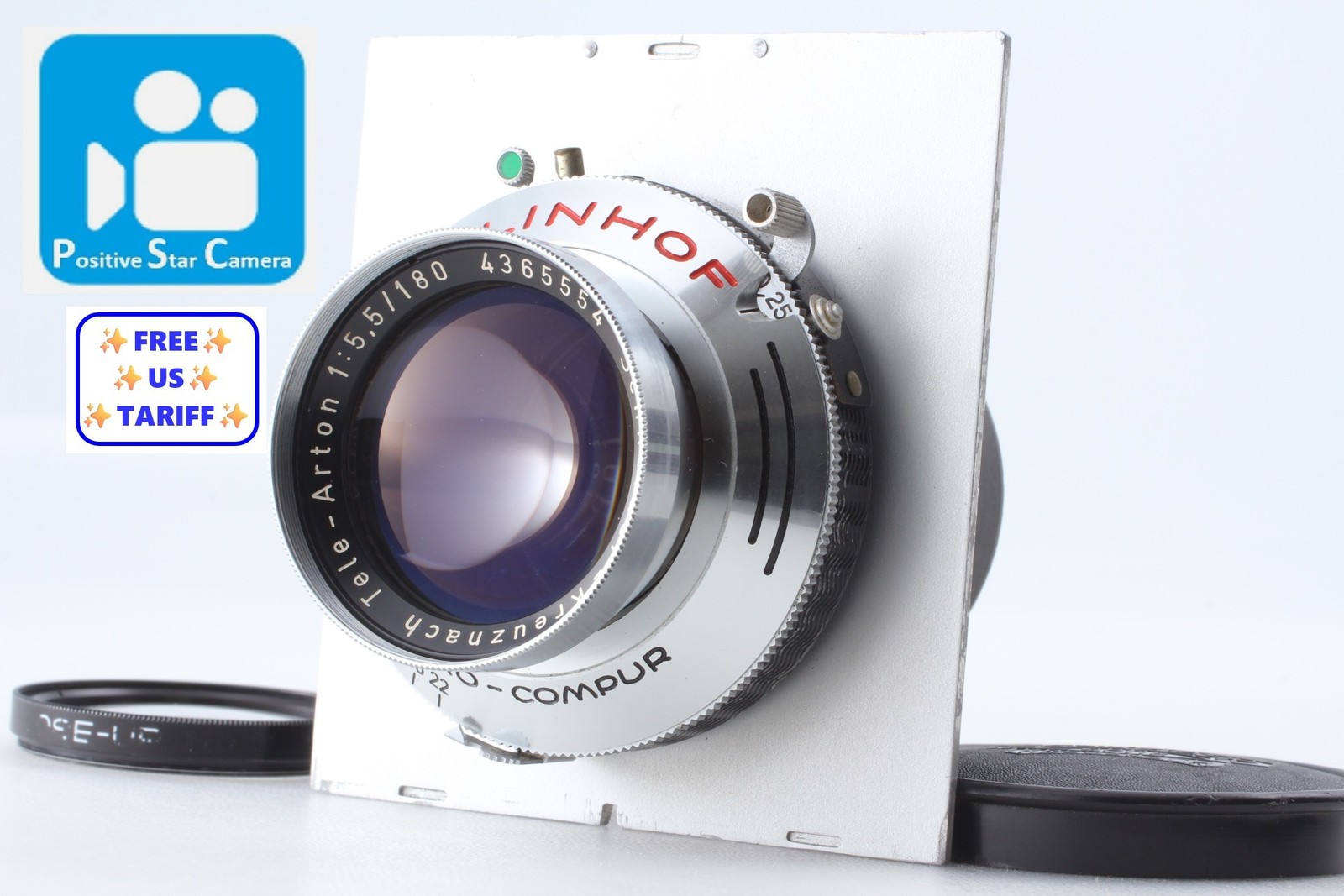 [MINT] Schneider Kreuznach Tele Arton 180mm f5.5 Linhof Synchro Compur JAPAN
