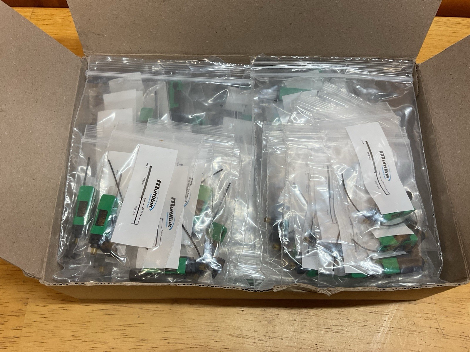 Multilink 066-025-10 Surelight SC/APC Fiber Optic Connector (Box Of 100)