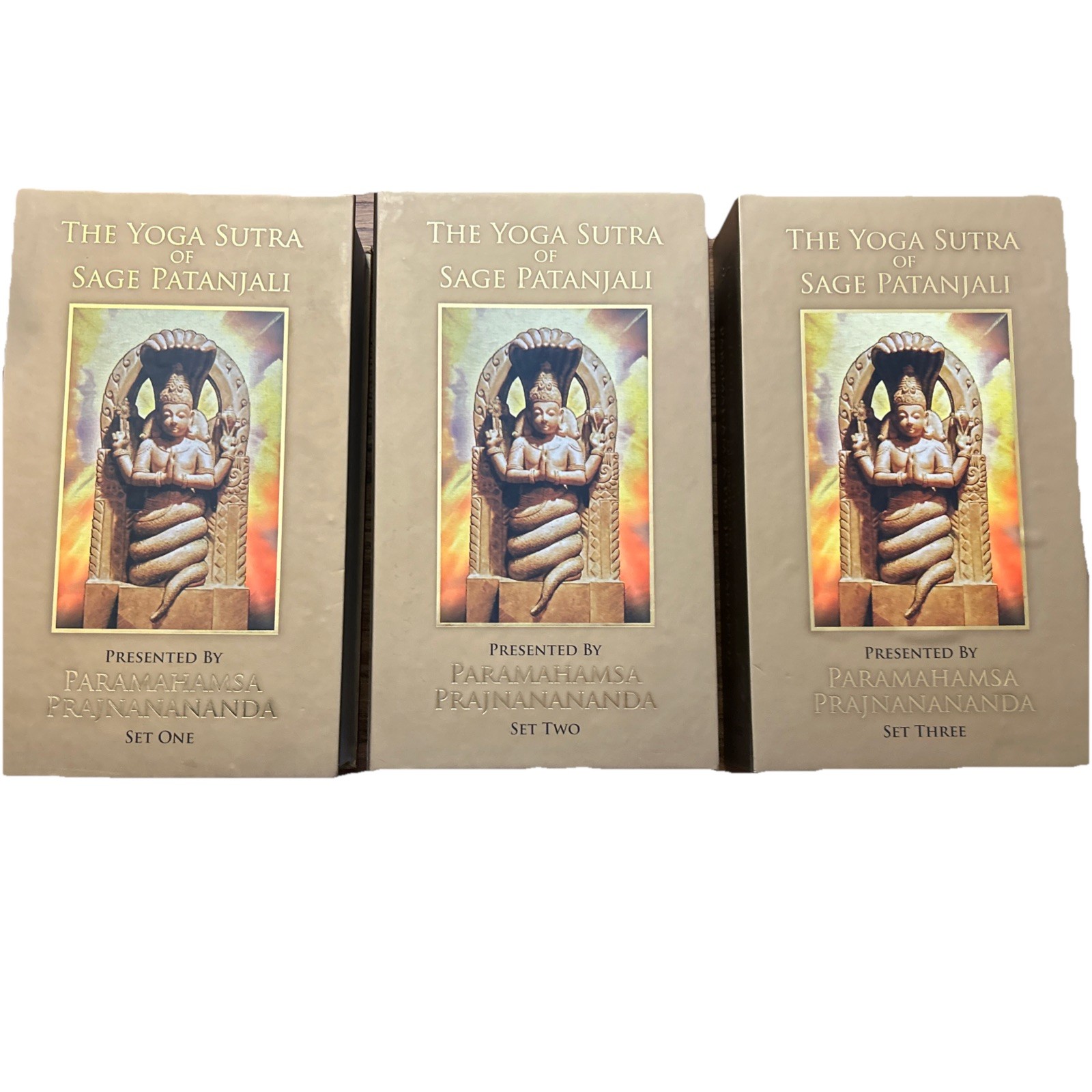 The Yoga Sutra of Sage Patanjali : Set 1-3 , 195 DVD Set , Excellent Condition