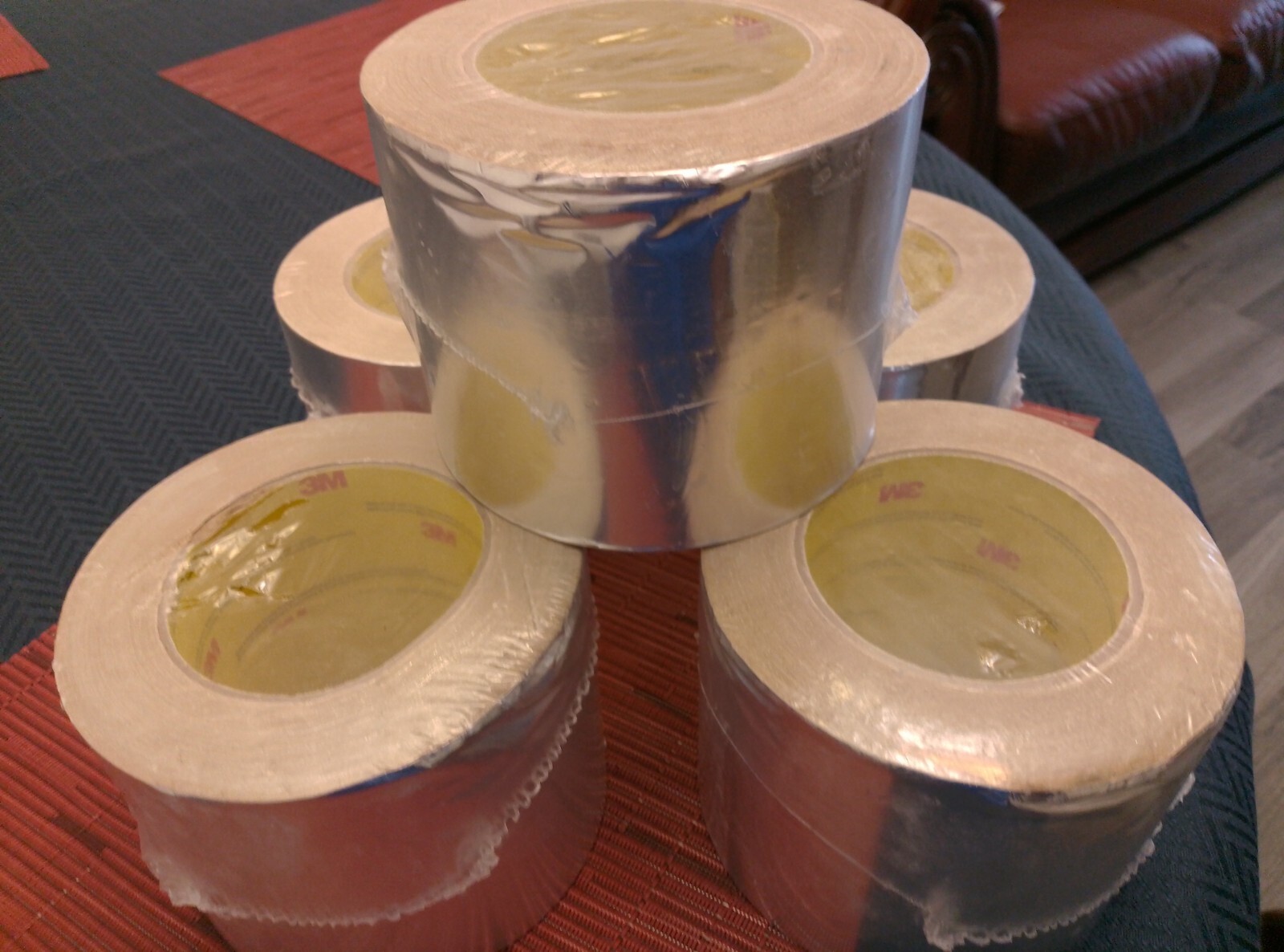 LOT OF 7 ROLLS 3m Foil Tape T-49 T49  4x180ft 4 Inches By 60 Yards \ 180 Feet.  