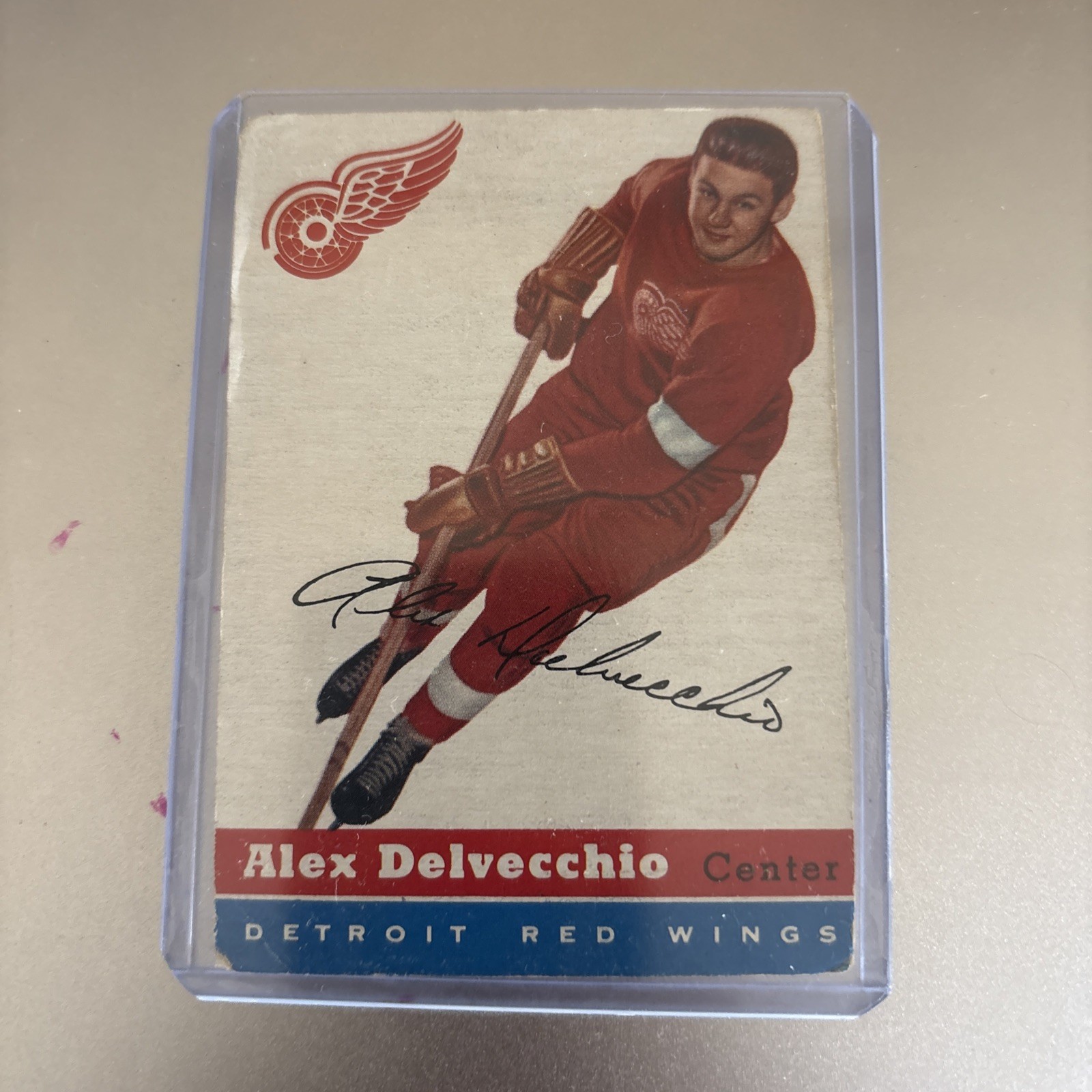 1954-55 Topps - Alex Delvecchio #39 1954-55 Topps - Alex Delvecchio #39