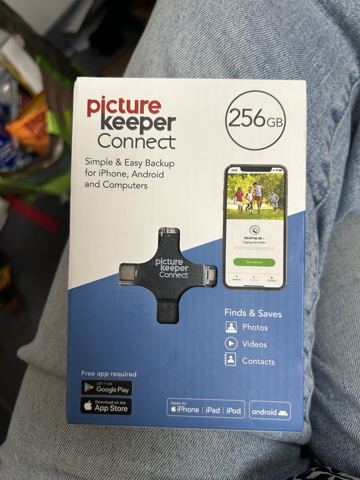 NEW Picture Keeper Connect for iPhone, Android, USB-C, PC & Mac 256GB (Black) NEW Picture Keeper Connect for iPhone, Android, USB-C, PC & Mac 256GB (Black)