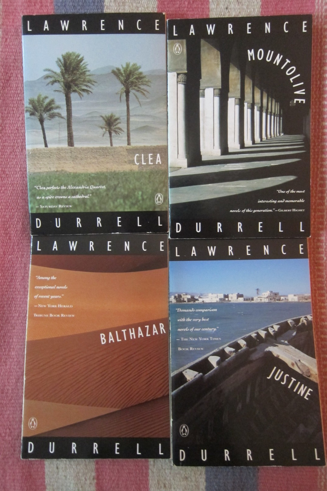 Vintage 1985 Lawrence Durrell Alexandria Quartet Paperback Box Set In Case~ Nice