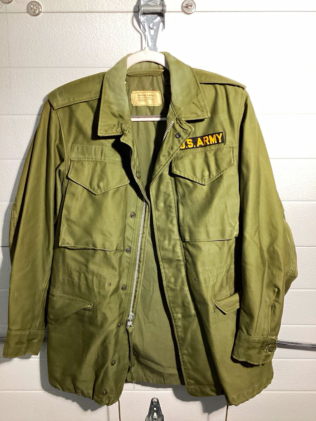 Vintage 1964 US Army M-51 Field Jacket OG-107 Vietnam Era X-Small Regular