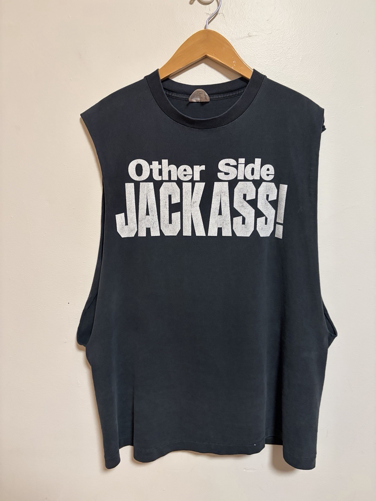 Vintage 90s Stone Cold Steve Austin Other Side Jackass WWF T Shirt Size XL Vintage 90s Stone Cold Steve Austin Other Side Jackass WWF T Shirt Size XL