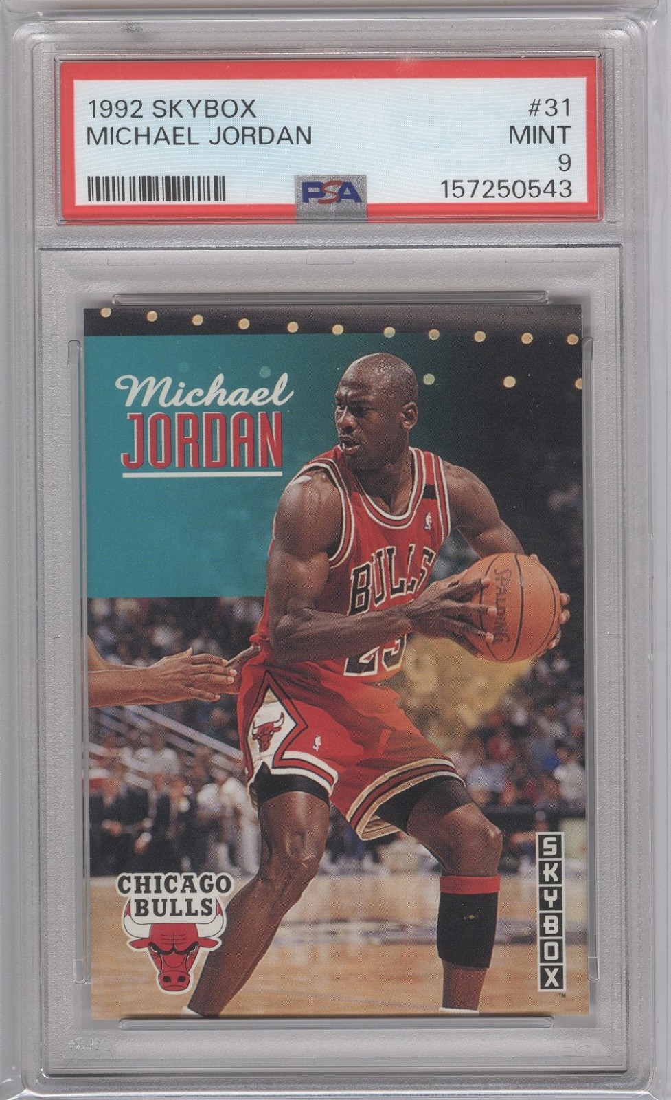 1992 Skybox Michael Jordan #31 PSA 9 mint