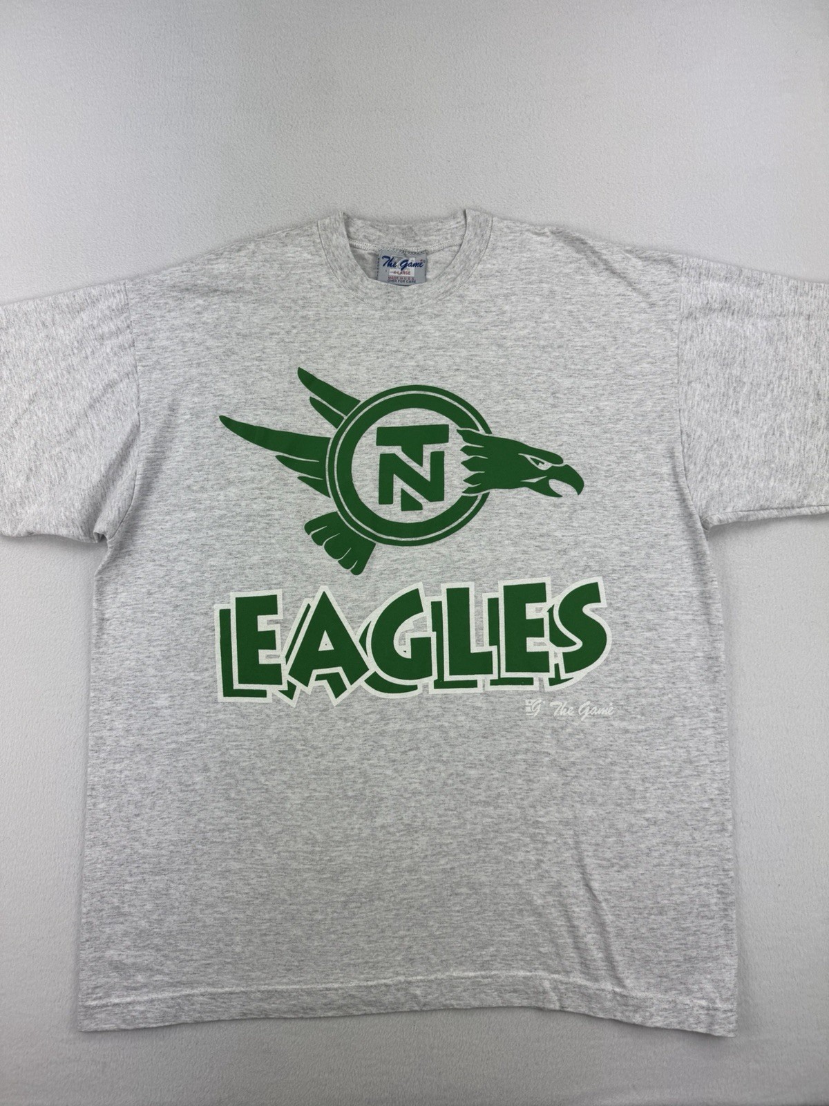 VTG 80s North Texas Mean Green Heather Gray Single Stitch T-Shirt Men Size XL VTG 80s North Texas Mean Green Heather Gray Single Stitch T-Shirt Men Size XL