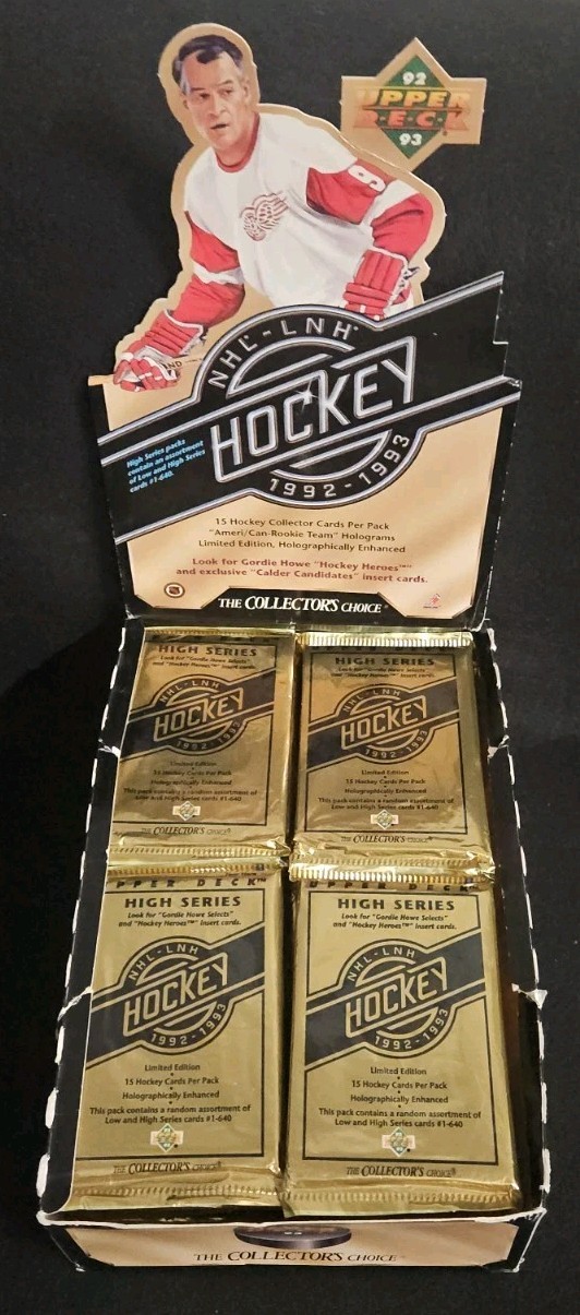 1992-93 Upper Deck The Collectors Choice NHL Hockey High Series Box