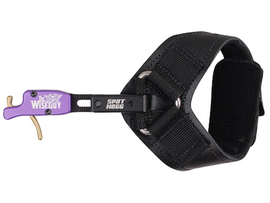 New Spot Hogg The WiseGuy Micro Adjustable Bow Release Aid W/ Buckle Strap Black