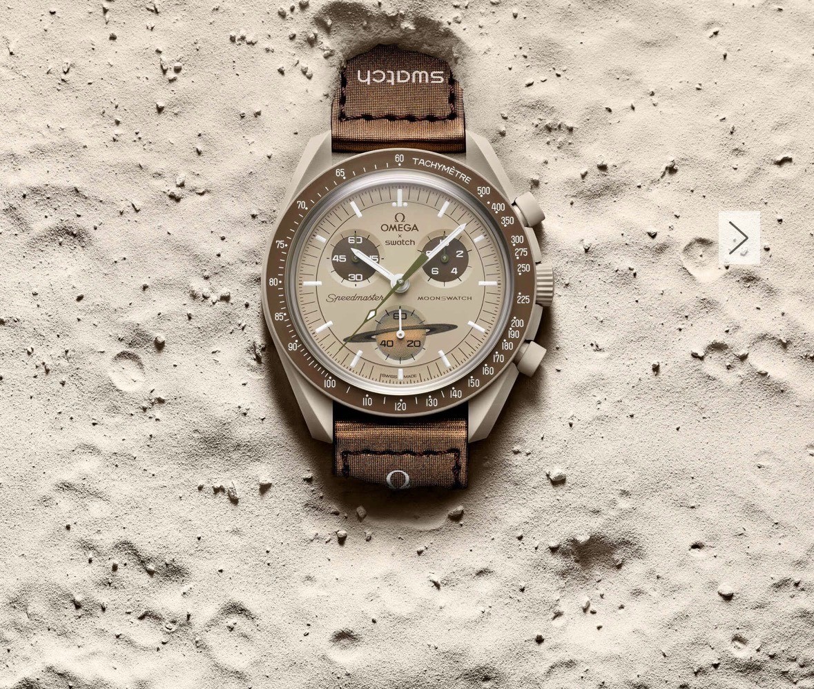Swatch x Omega Moonswatch Mission to Saturn FAST SHIPPING