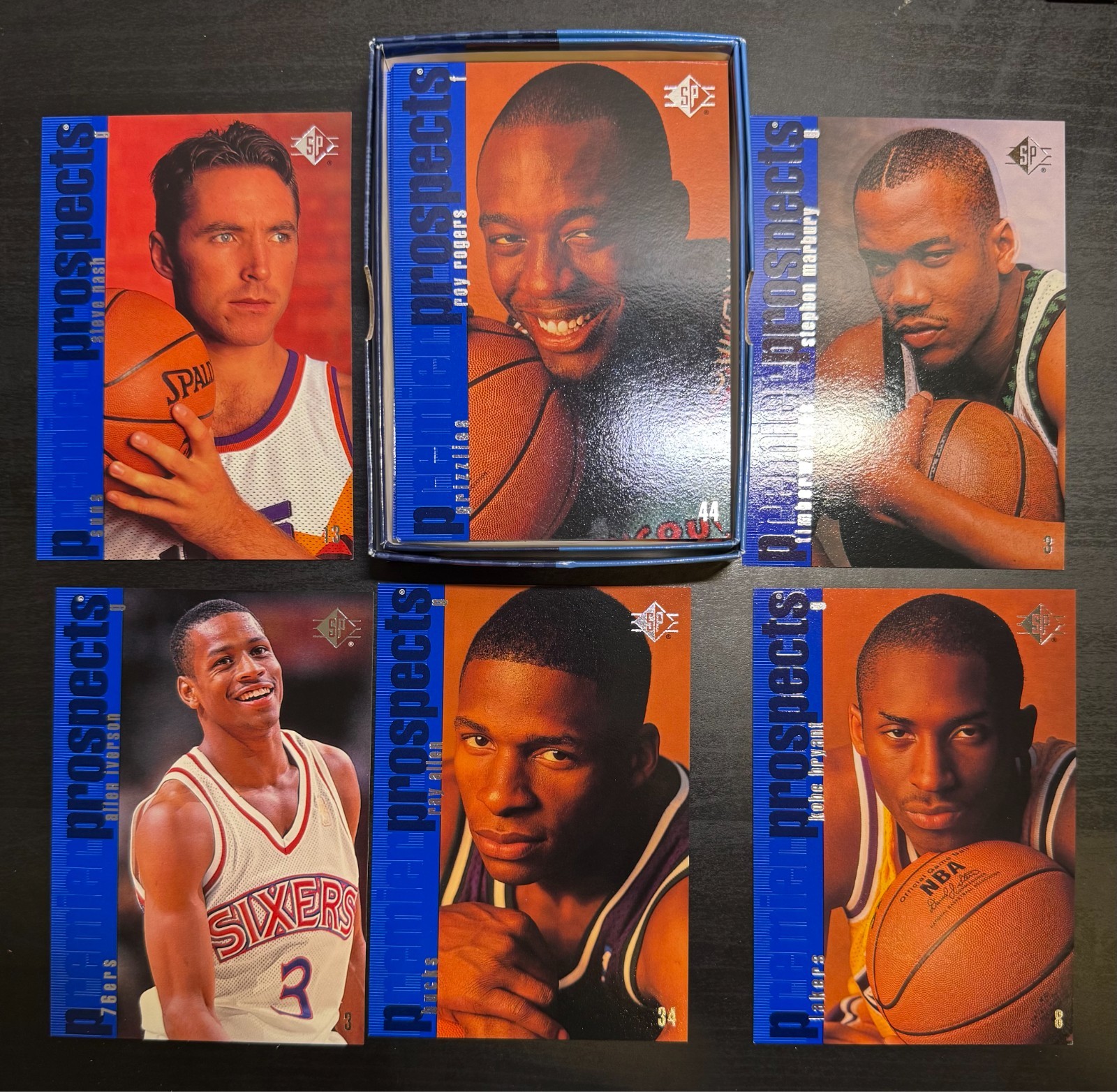 1996-97 Upper Deck SP Premier Prospects Box Set 20 card Bryant Iverson Nash RC 1996-97 Upper Deck SP Premier Prospects Box Set 20 card Bryant Iverson Nash RC