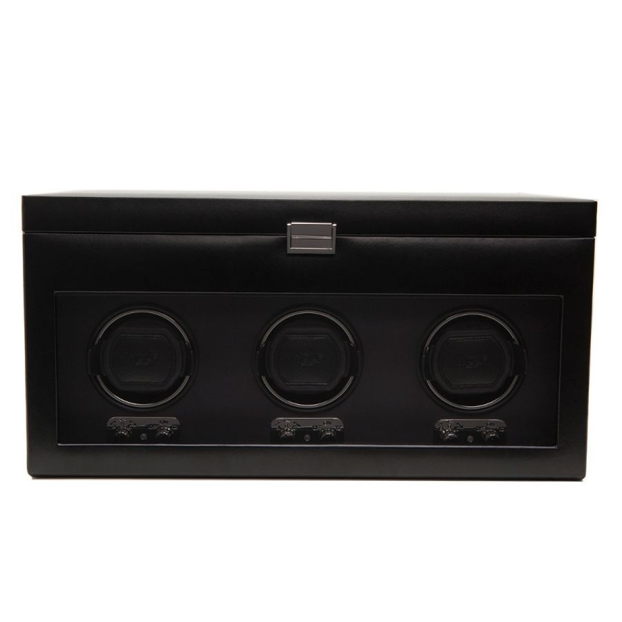 WOLF Heritage Triple Winder with Storage - Includes Universal Adapter WOLF Heritage Triple Winder with Storage - Includes Universal Adapter