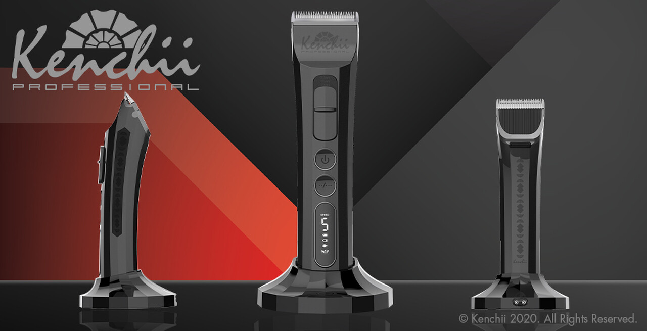 Kenchii Grooming - Flash™ Digital Cordless Clipper, Pearl Black or White 4 in 1 Kenchii Grooming - Flash™ Digital Cordless Clipper, Pearl Black or White 4 in 1