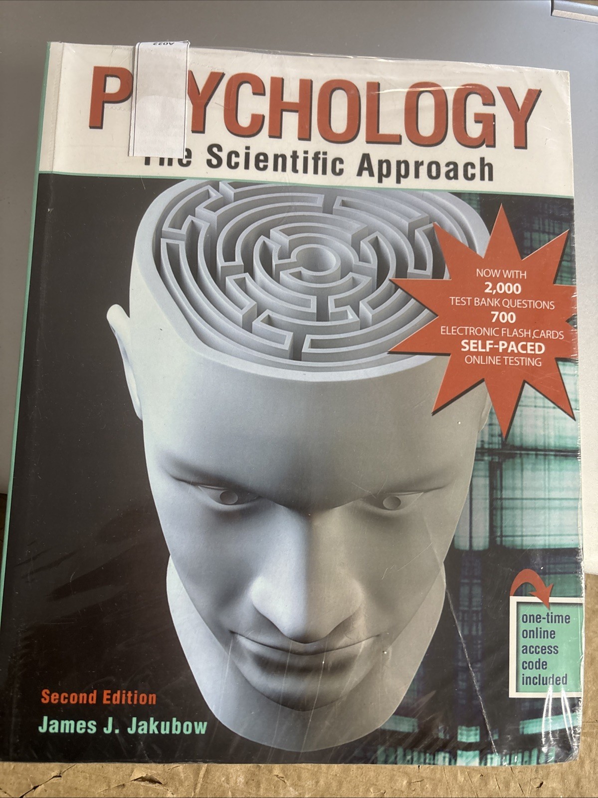 Psychology : The Scientific Approach by James Jakubow (2015, Merchandise, Other) Psychology : The Scientific Approach by James Jakubow (2015, Merchandise, Other)