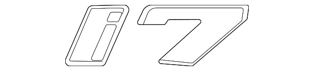 Genuine BMW Emblem 511410 51-14-5-BA3-C36