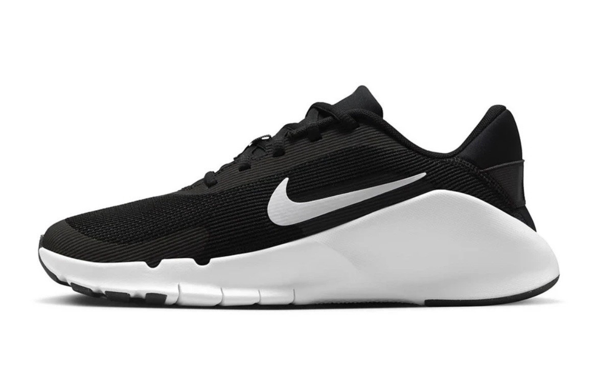 Nike Flex Train Women\'s Workout Sneakers Black White Athletic Gym Training Shoes