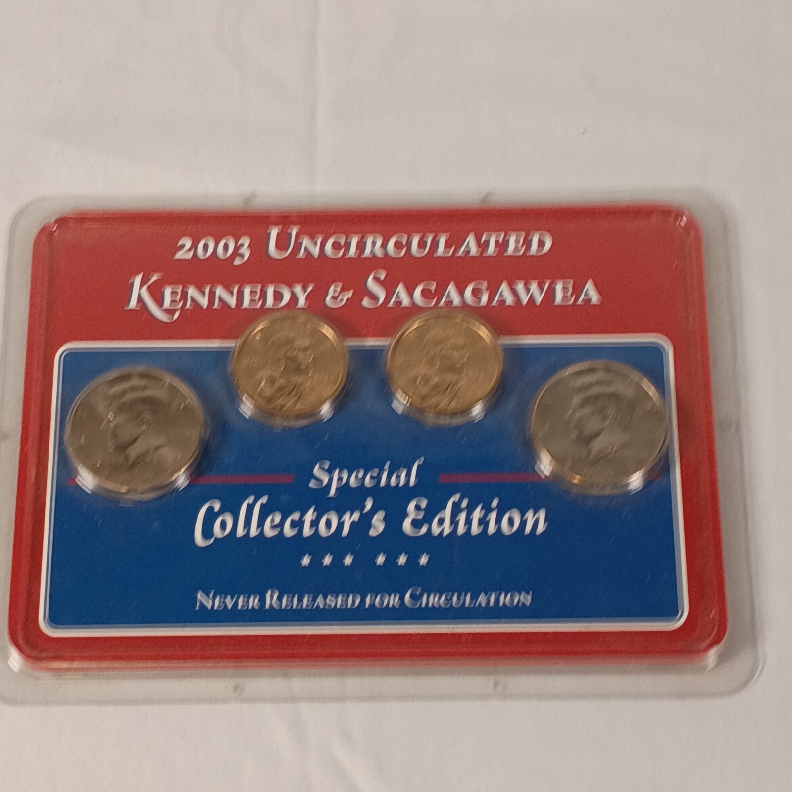 2003 P & D 50¢ Kennedy $1 Sacagawea Uncirculated Special Collector\'s Edition 
