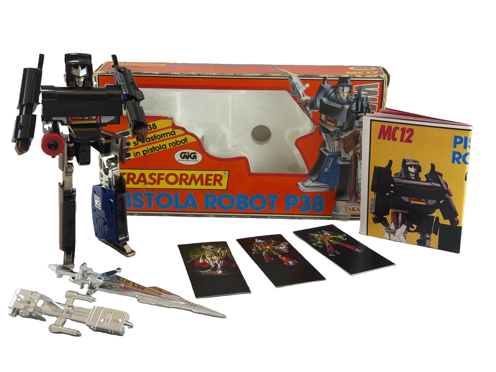 Takara Gig Diaclone Transformers Robot P38 MC12 Micro Changer Japan \'80 Rare