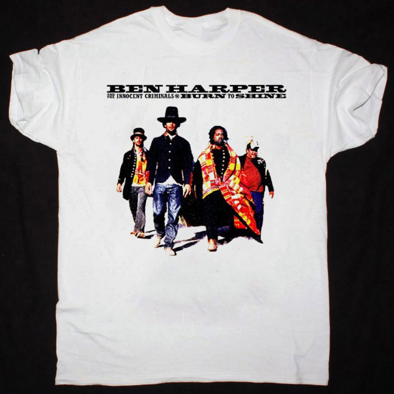 Ben Harper And The Innocent Criminals – Burn To Shine White All Size Shirt QQ140
