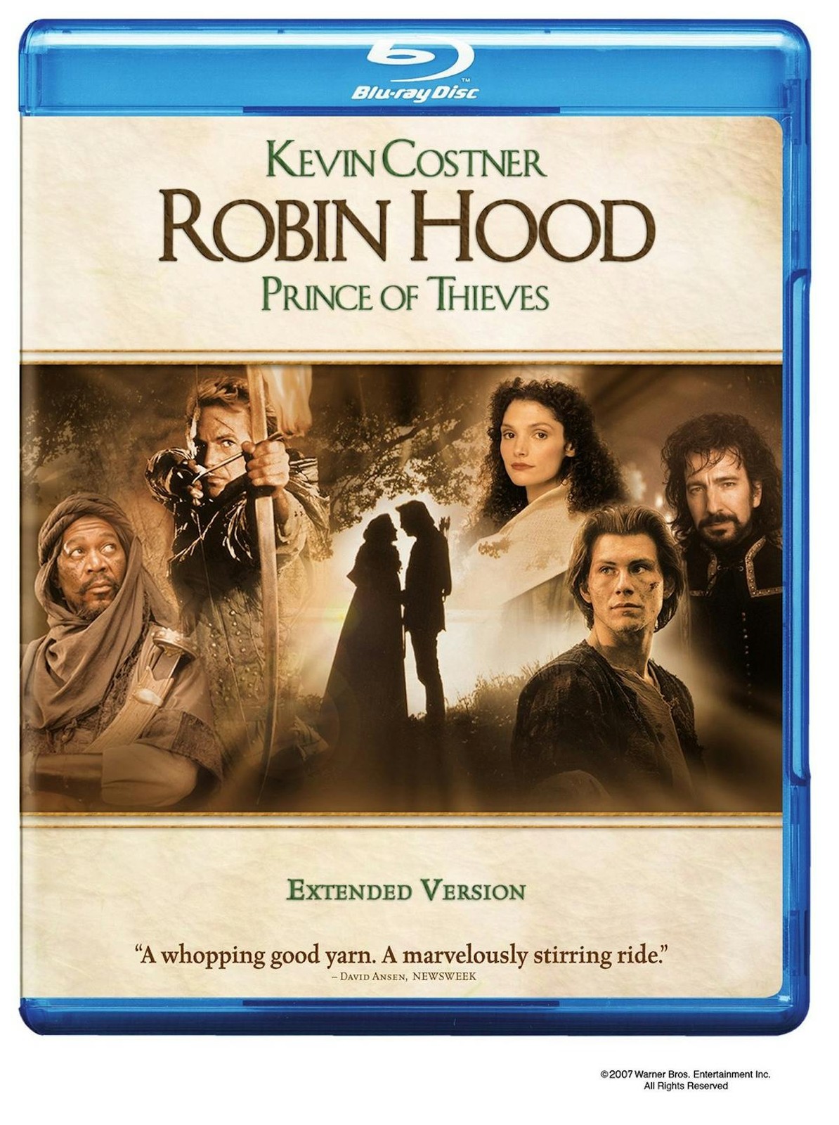 Robin Hood Prince of Thieves Extended Cut Blu-ray NEW