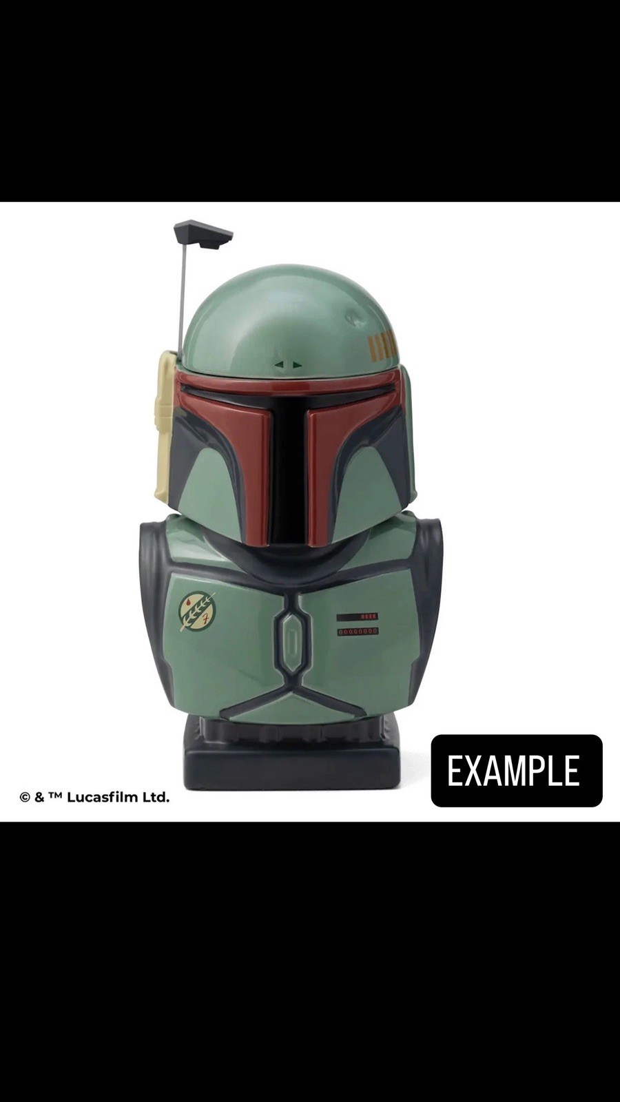 BRAND NEW open box Star Wars Boba Fett Scentsy Warmer BRAND NEW open box Star Wars Boba Fett Scentsy Warmer