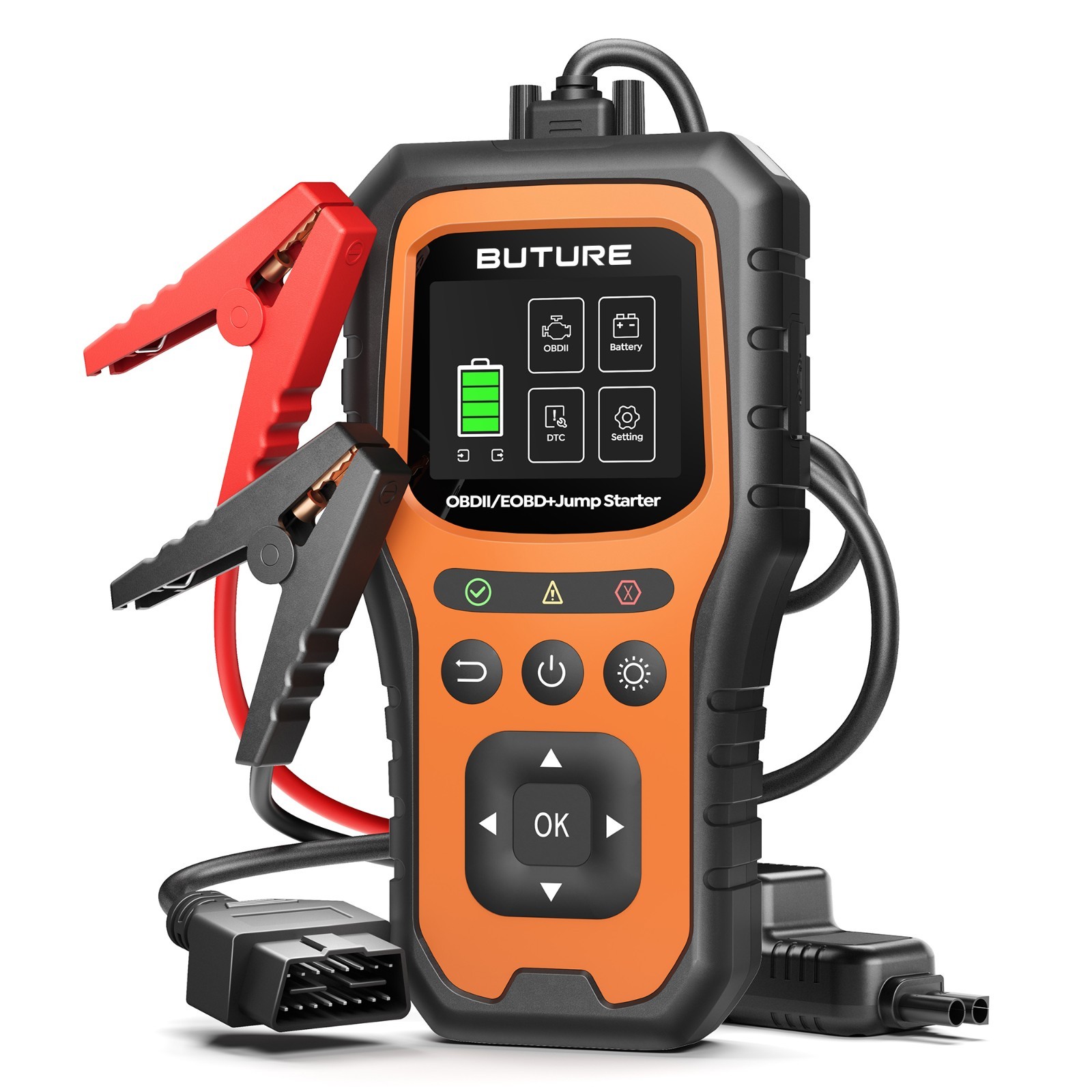 BUTURE 5000A Car Jump Starter Power Bank 16800mAh Car Battery Emergency Boosters