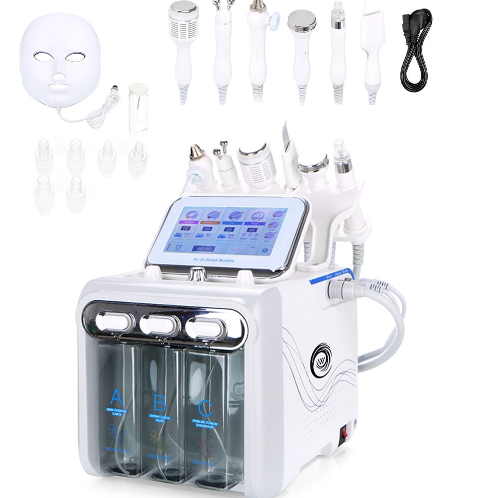 6/7 in 1 Hydrogen Water Facial Cleaner Aqua Peel Dermabrasion Beauty Machine