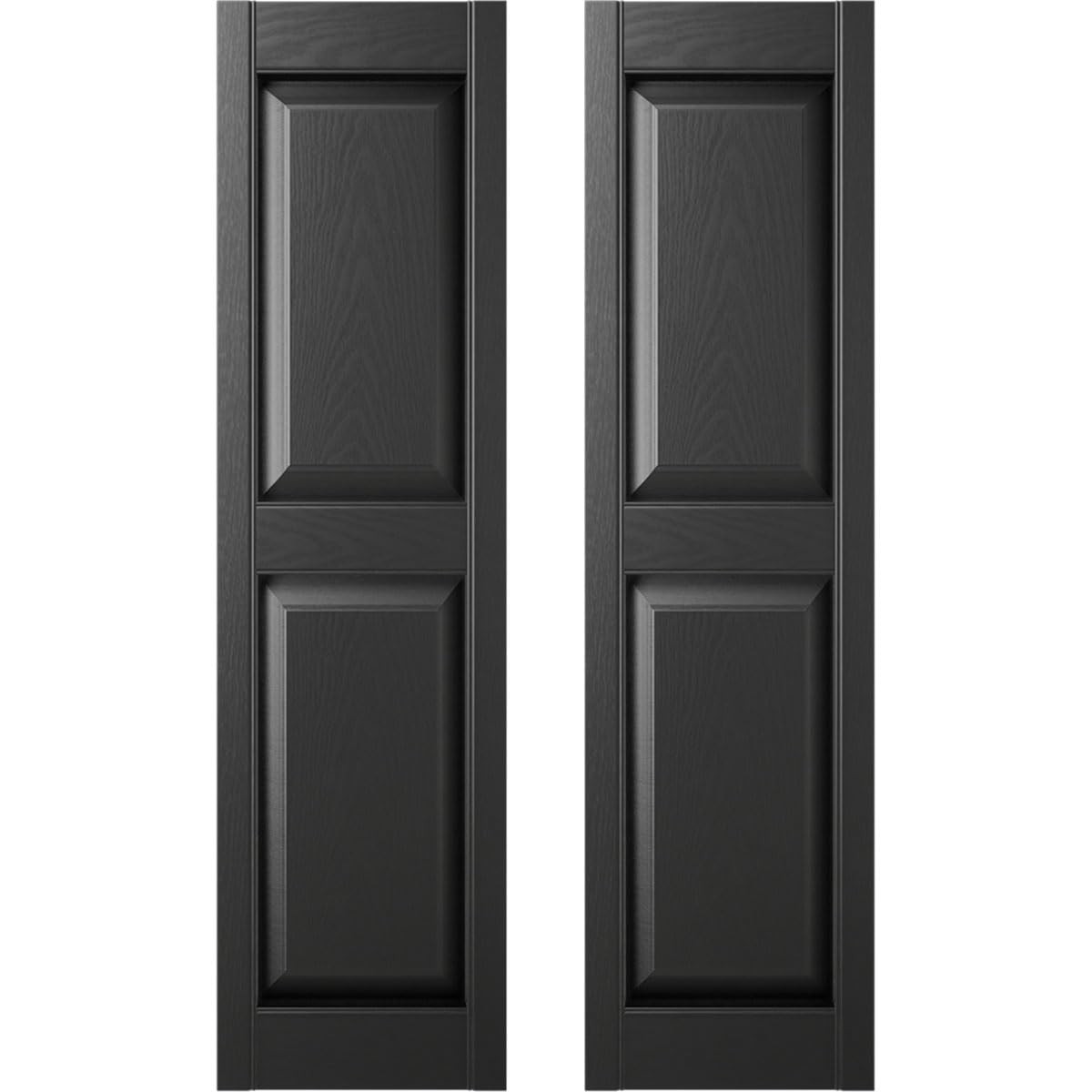 Ekena Millwork 14.5 in. W x 48 in. H Builders Edge, Custom Two Equal Panels, ...