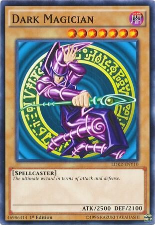 Yugioh Dark Magician 1st Edition Common LDK2-ENY10 NM