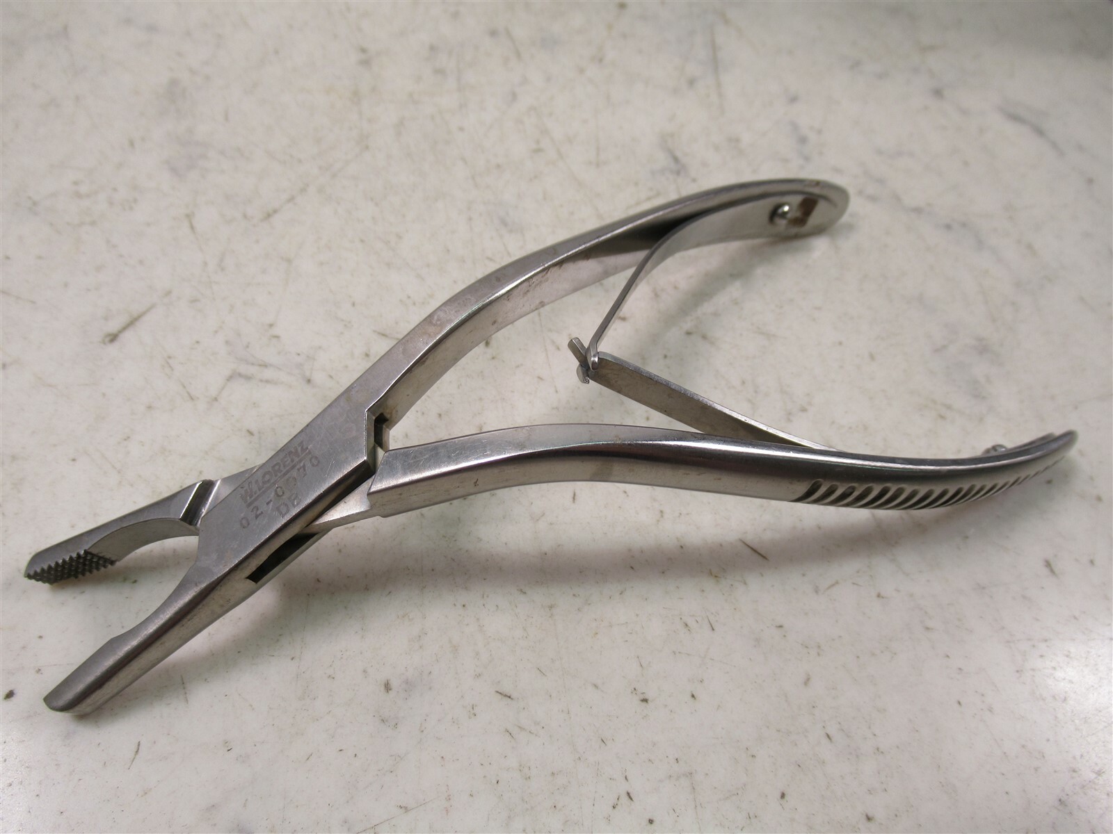 W. Lorenz 02-0070 DB LOWER LATERAL MORSELIZER Stainless Steel Surgical Rongeurs