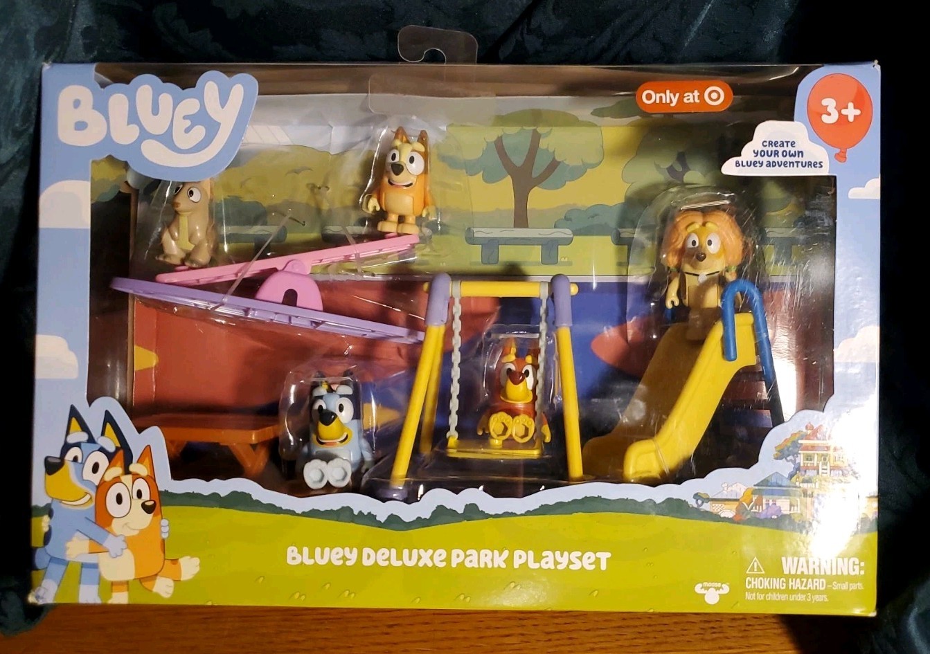 Bluey Deluxe Park Themed Playset 2.5\ Bluey Deluxe Park Themed Playset 2.5\