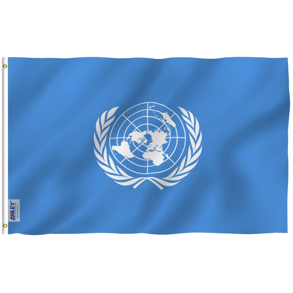 Anley Fly Breeze 3x5 Foot United Nations Flag - UN International Flags Polyester
