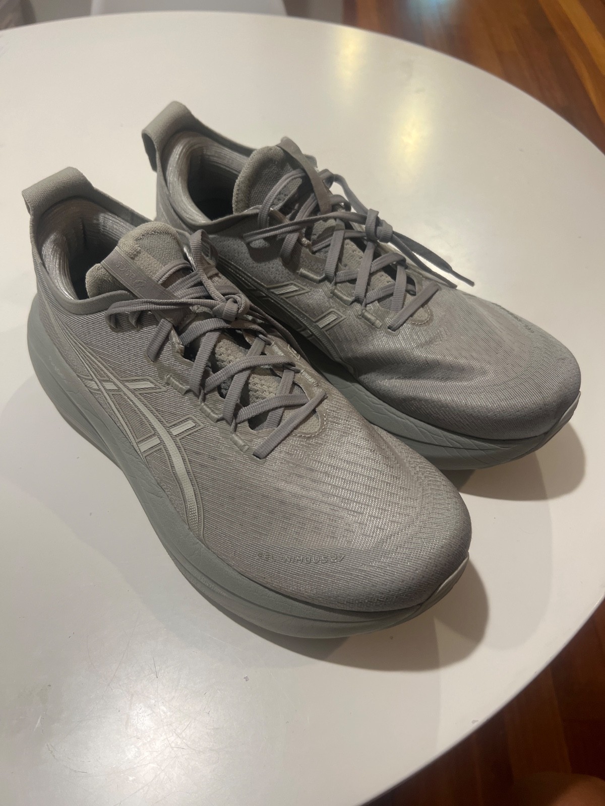 Size 12.5 - ASICS Gel Nimbus 27 Seal Grey