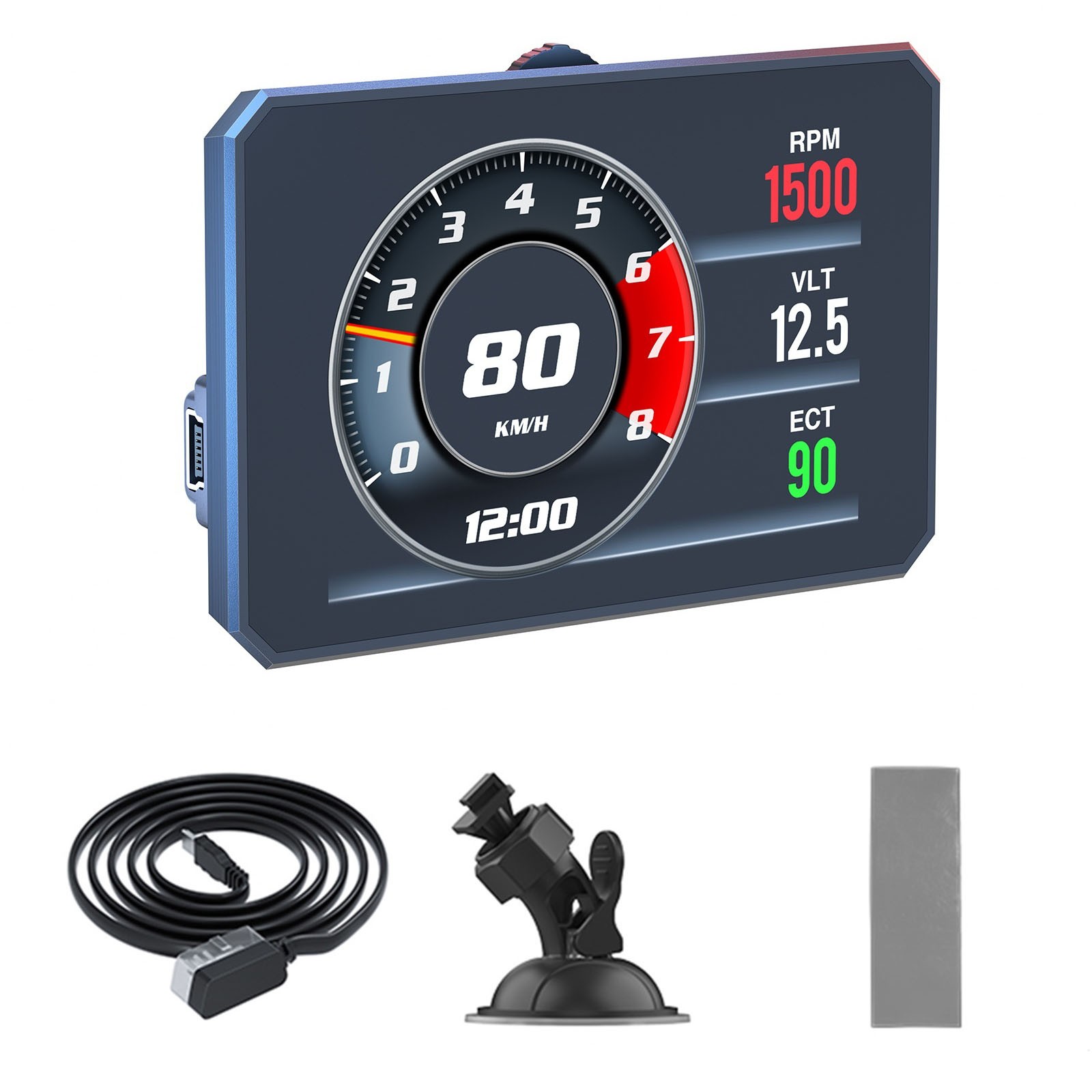 Digital OBD2 Car HUD Speedometer Head Up Display Overspeed Maintenance Tool