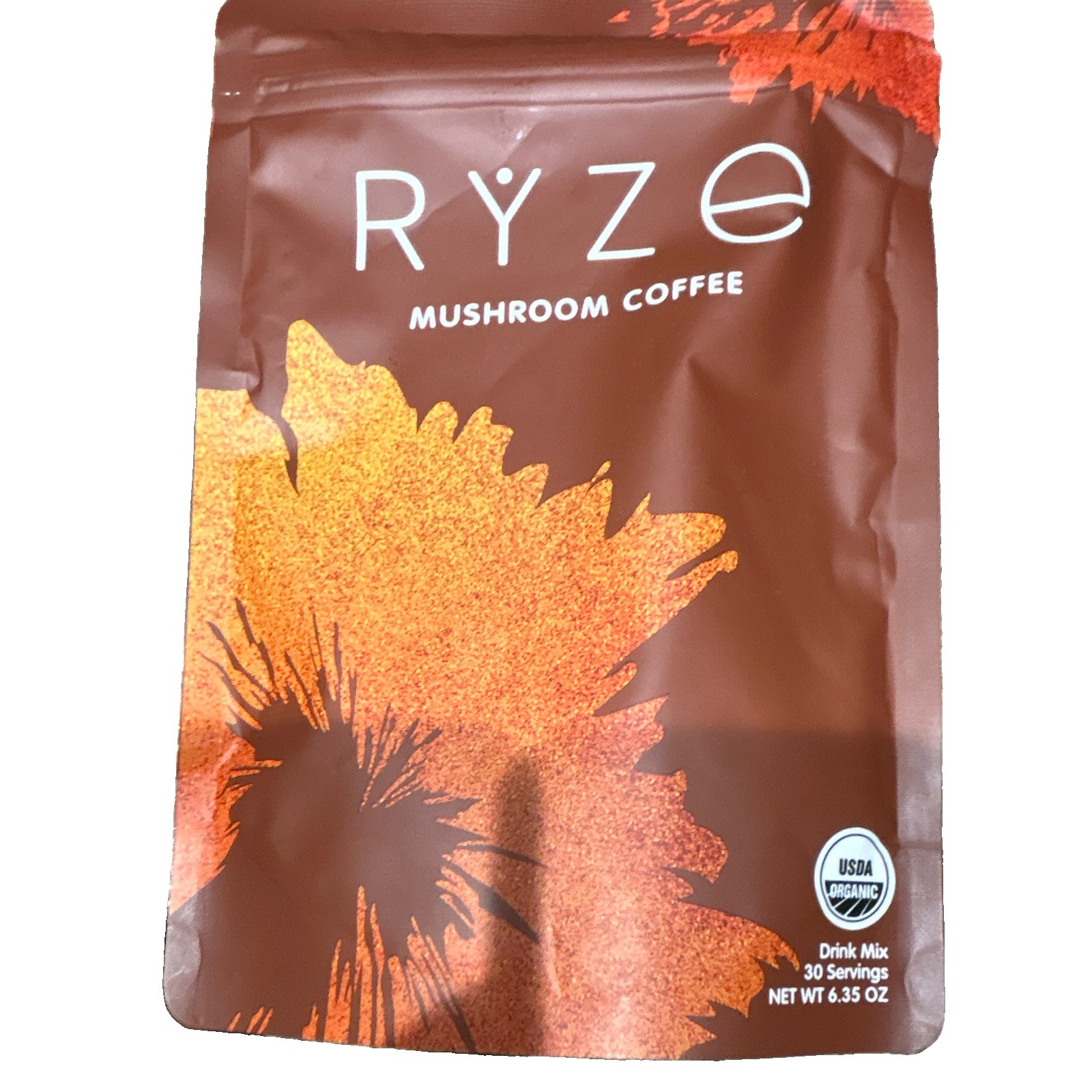 RYZE Mushroom Coffee Drink Mix USDA Organic Vegan 30 Servings 6.35 oz RYZE Mushroom Coffee Drink Mix USDA Organic Vegan 30 Servings 6.35 oz