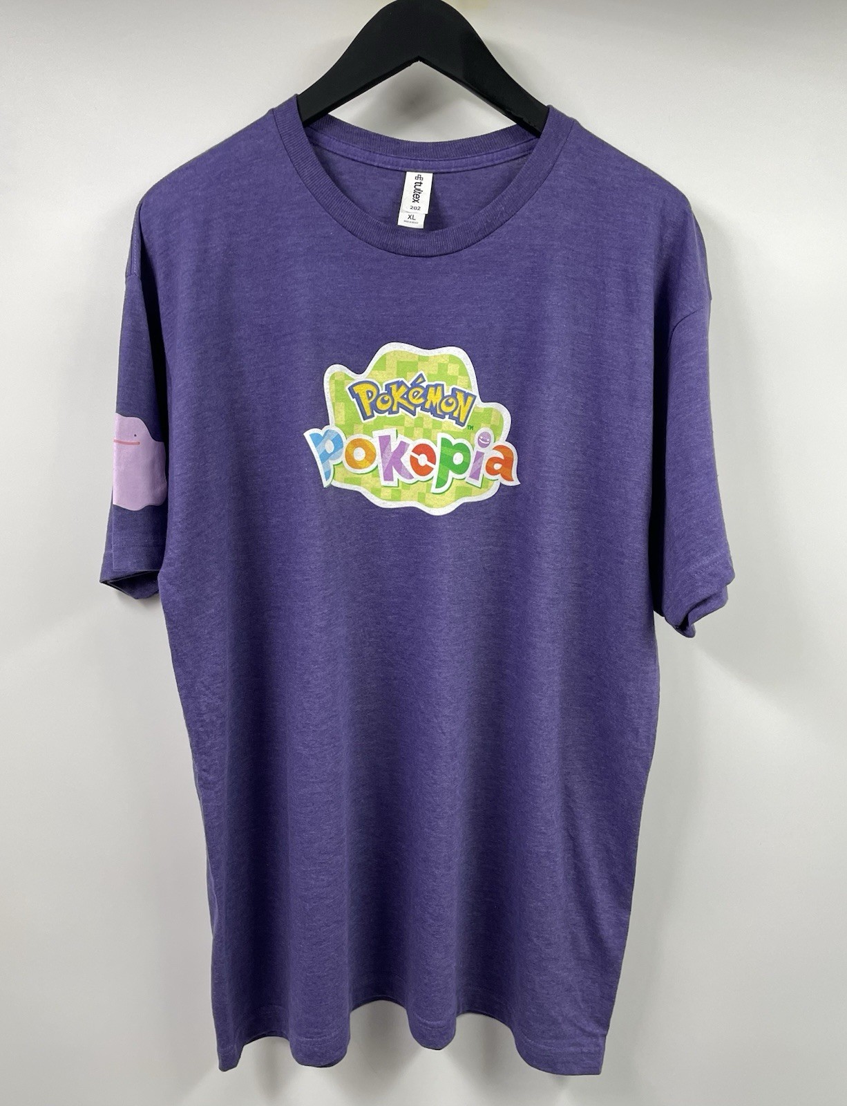 Pokemon Pokopia Nintendo Switch 2 Promo Employee Crew Purple T-Shirt XL