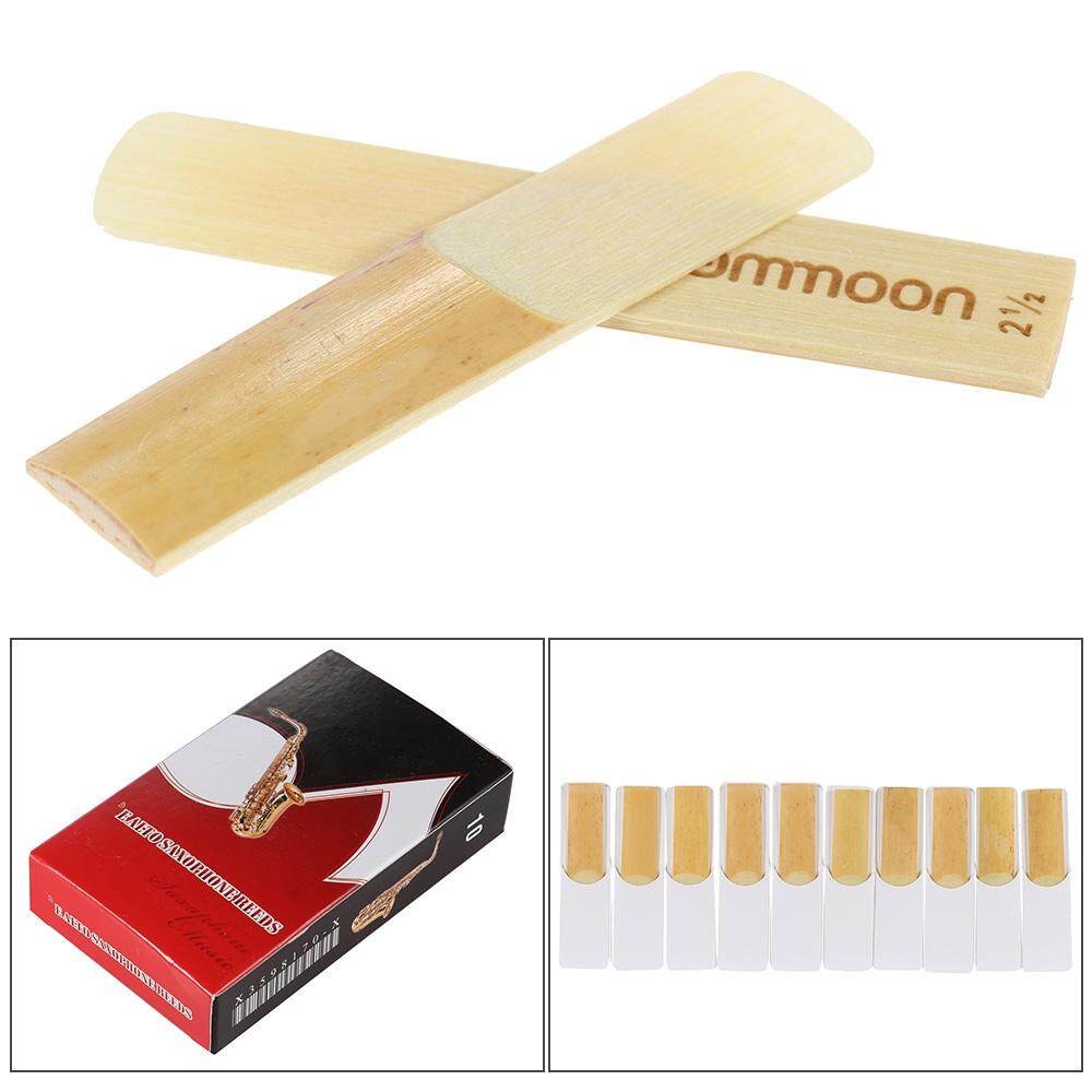Ammoon 10-pack Pieces Strength 2.5 Bamboo Reeds For Eb Alto Saxophone Sax A AGQL Ammoon 10-pack Pieces Strength 2.5 Bamboo Reeds For Eb Alto Saxophone Sax A AGQL