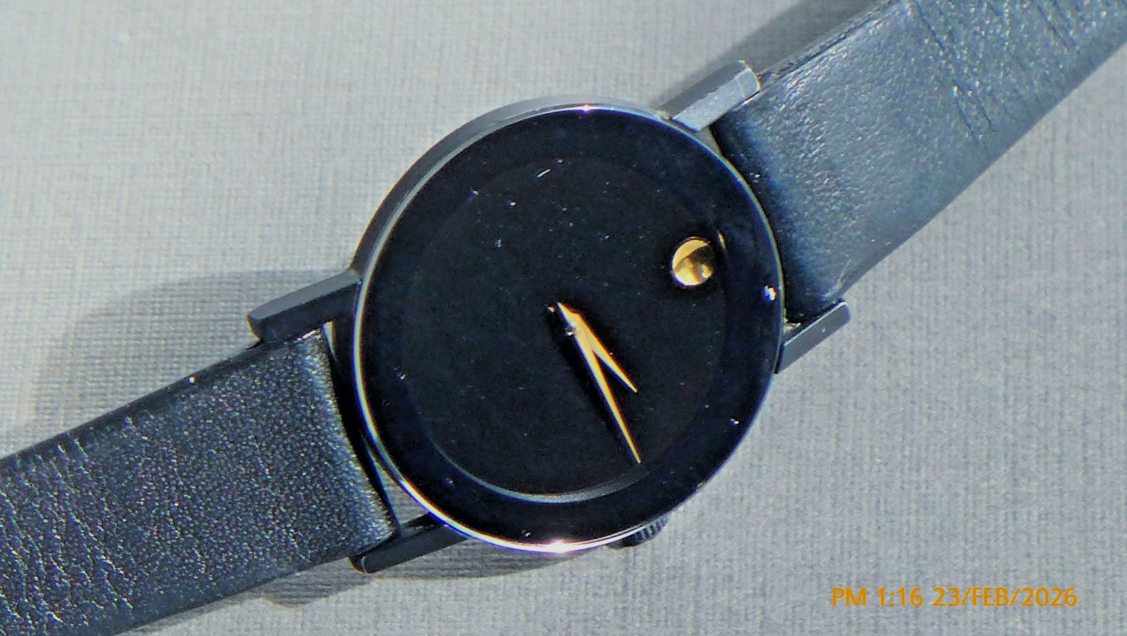 Vintage Mavado Black Wristwatch for Women